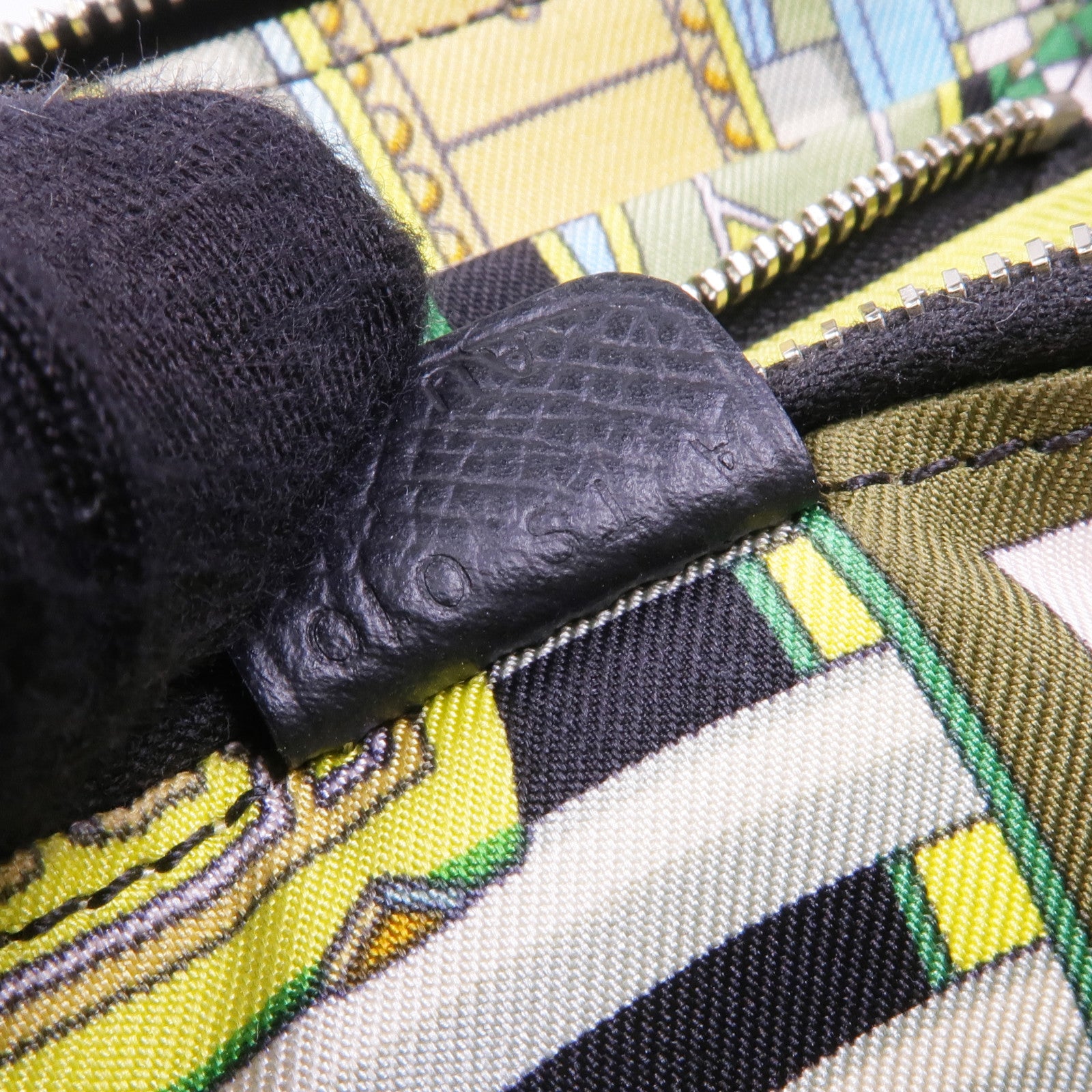 HERMES Epsom皮革Silk'In Compact Wallet銀扣錢包Noir