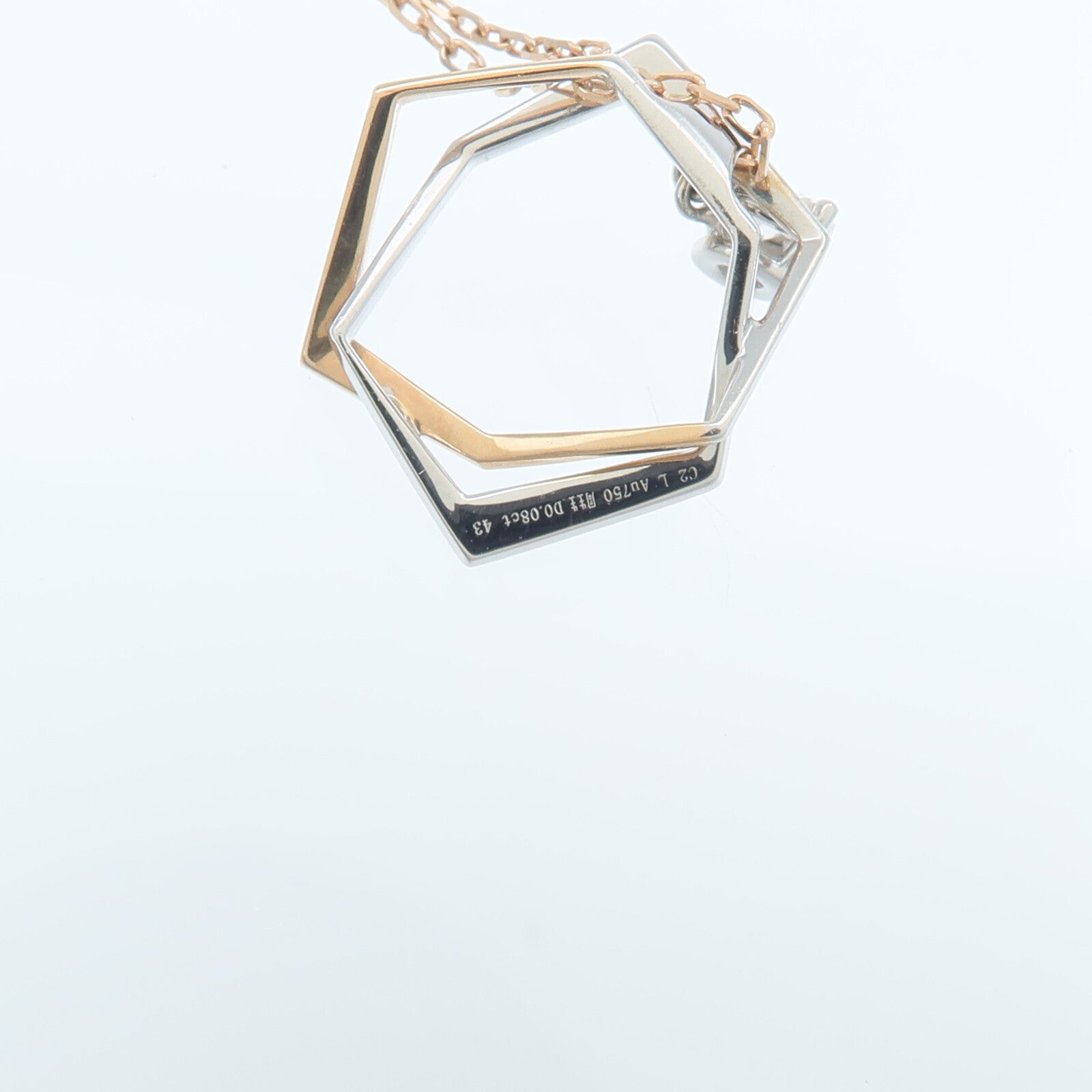JEWELRY 18K玫瑰金/黃金/白金Diamond Necklace鑽石項鍊