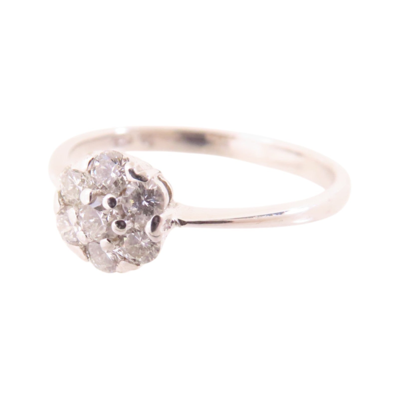 JEWELRY 18K白金/鑽石Diamond Ring戒指US#5.25