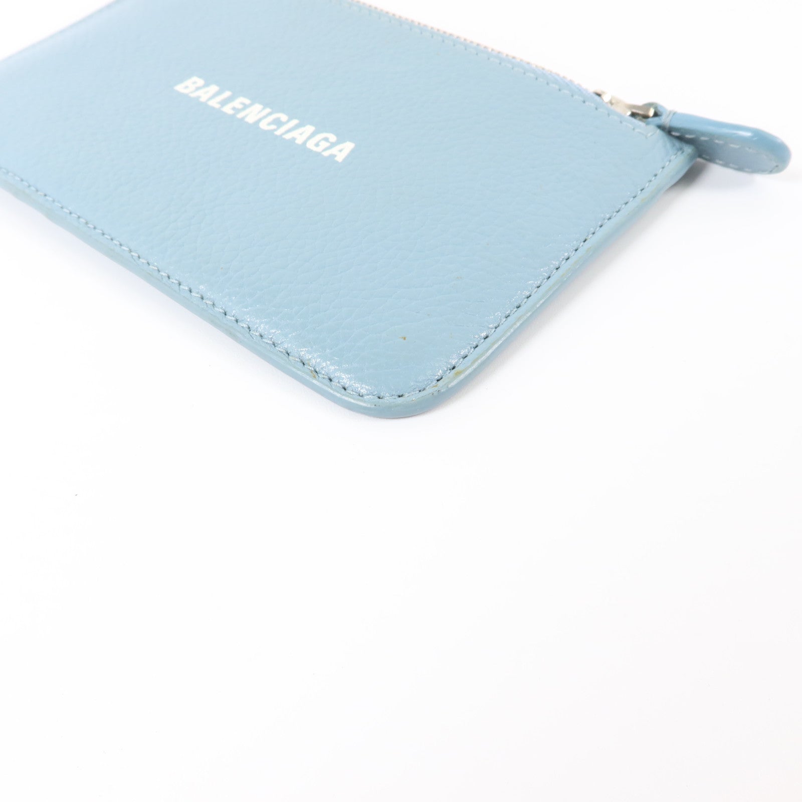 BALENCIAGA 牛皮皮革Coin and Card Holder銀扣零錢包/卡片套