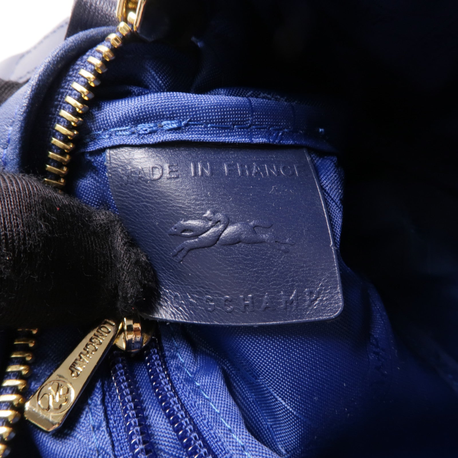 Longchamp 牛皮皮革Shoulder Bag金扣肩背袋