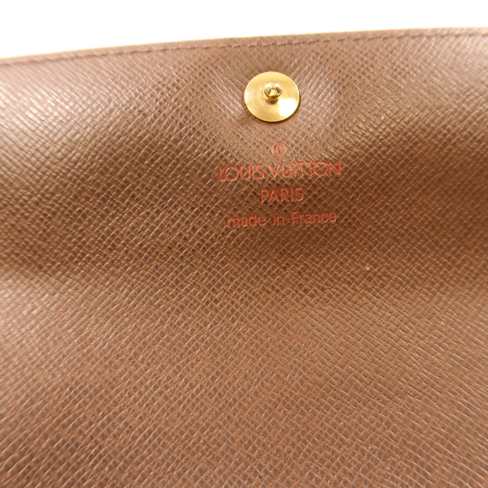 LOUIS VUITTON 【激減優惠】Damier Wallet金扣錢包