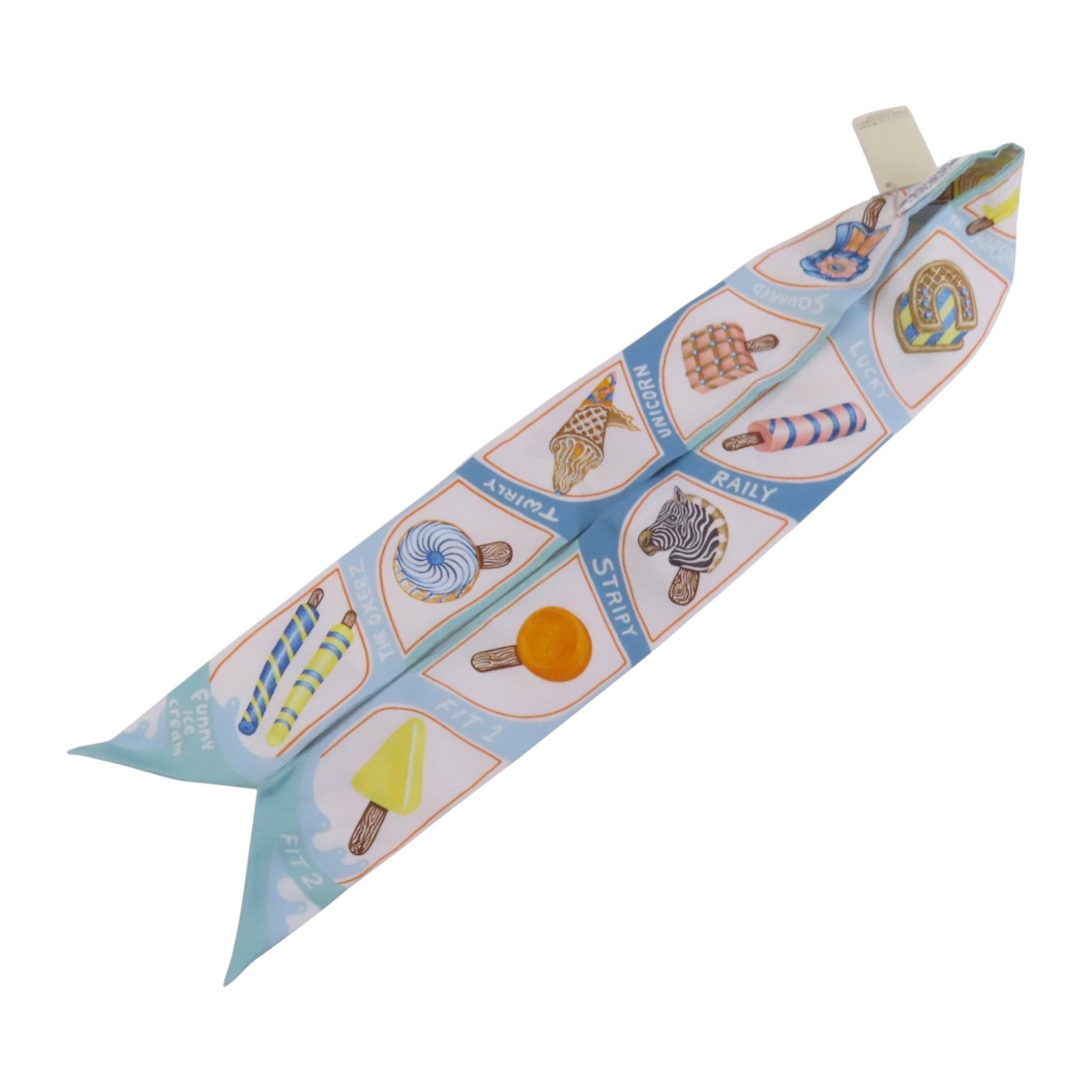 HERMES 絲質Twilly Scarf絲巾