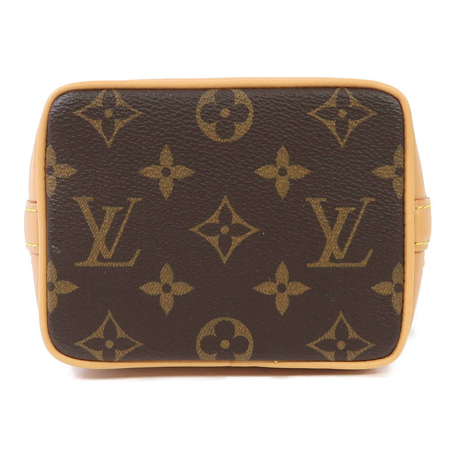 LOUIS VUITTON Monogram Nano Noe金扣手挽肩背兩用袋啡色