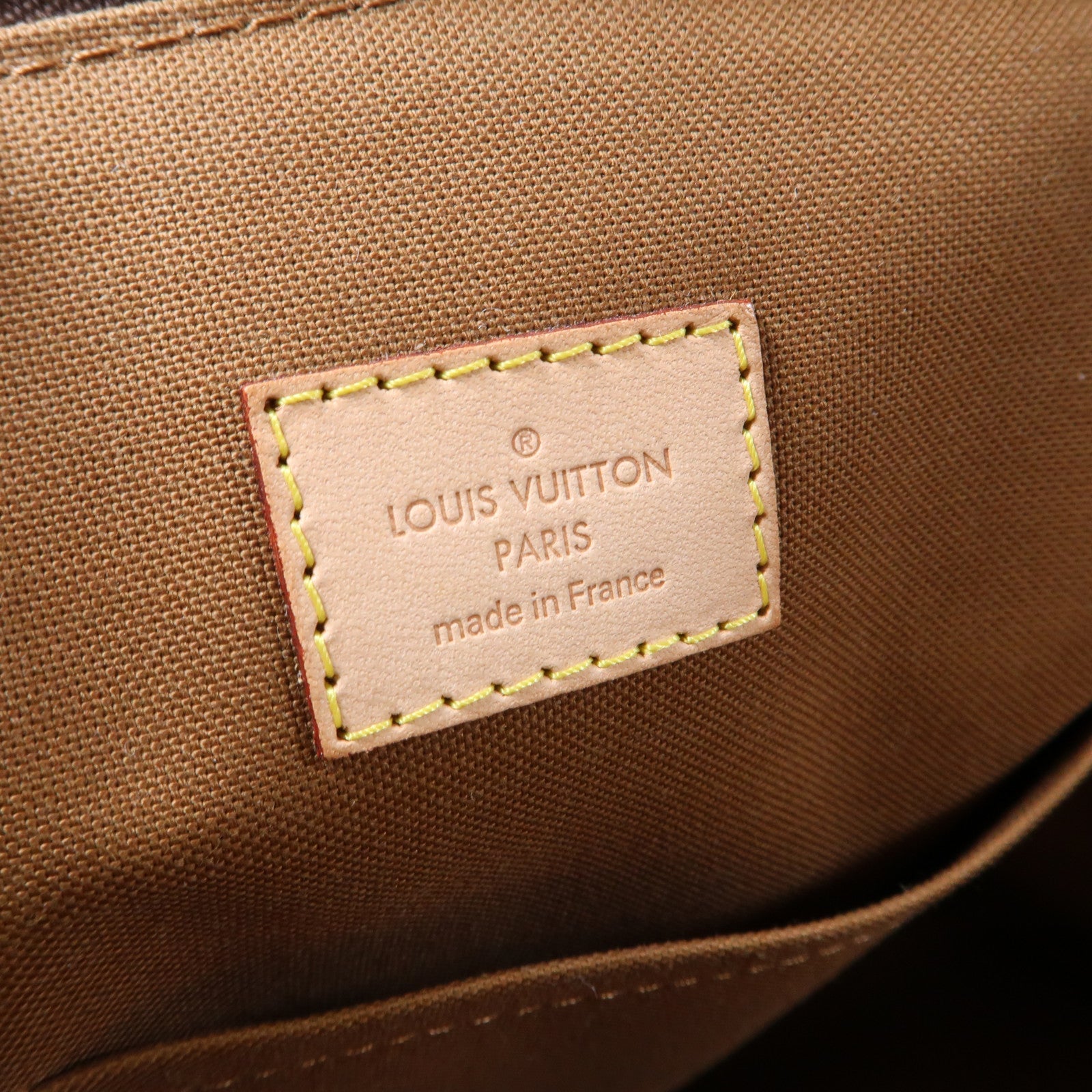 LOUIS VUITTON Monogram Tivoli GM金扣肩背袋啡色