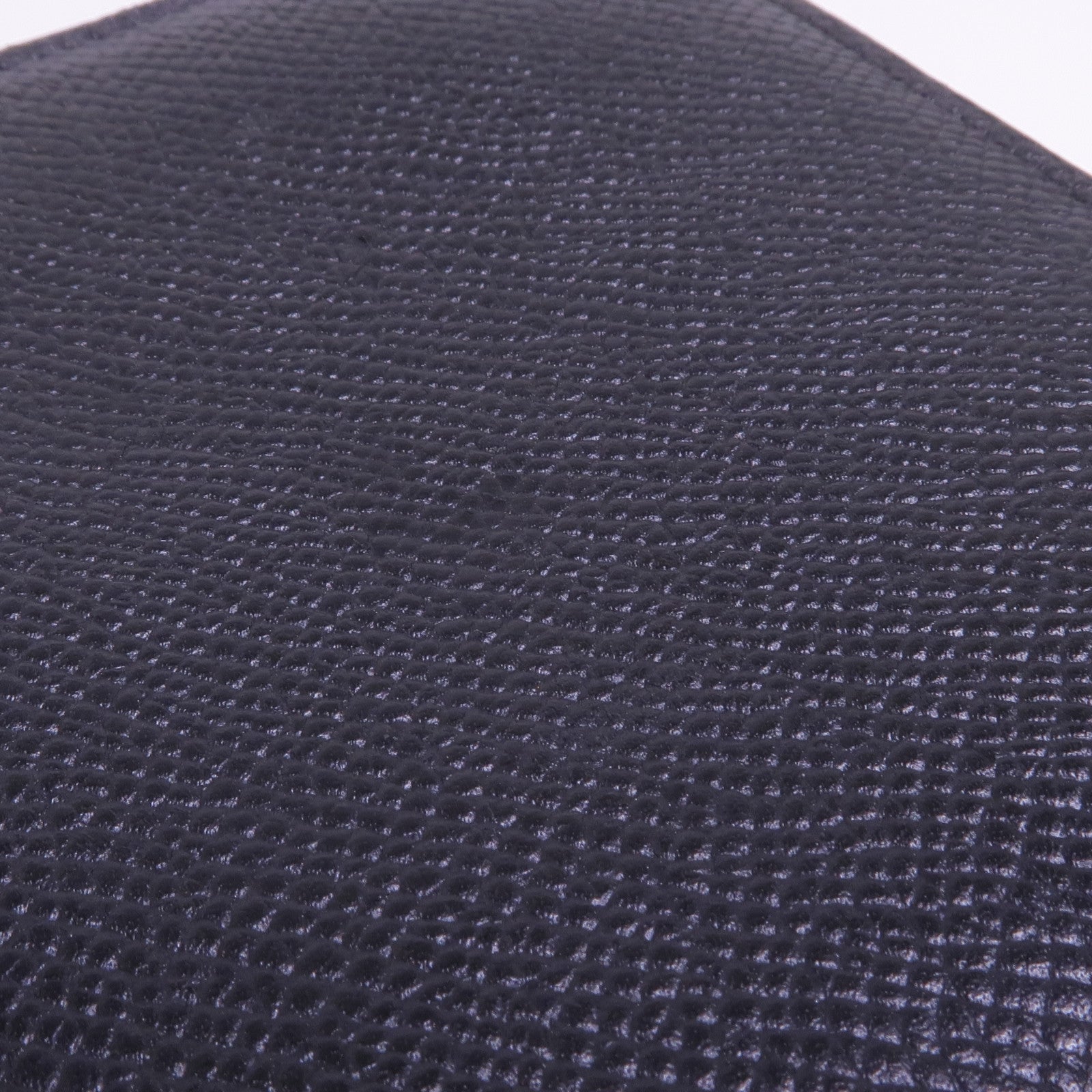 HERMES 【激減優惠】Epsom皮革Silk'In Compact Wallet銀扣錢包Noir