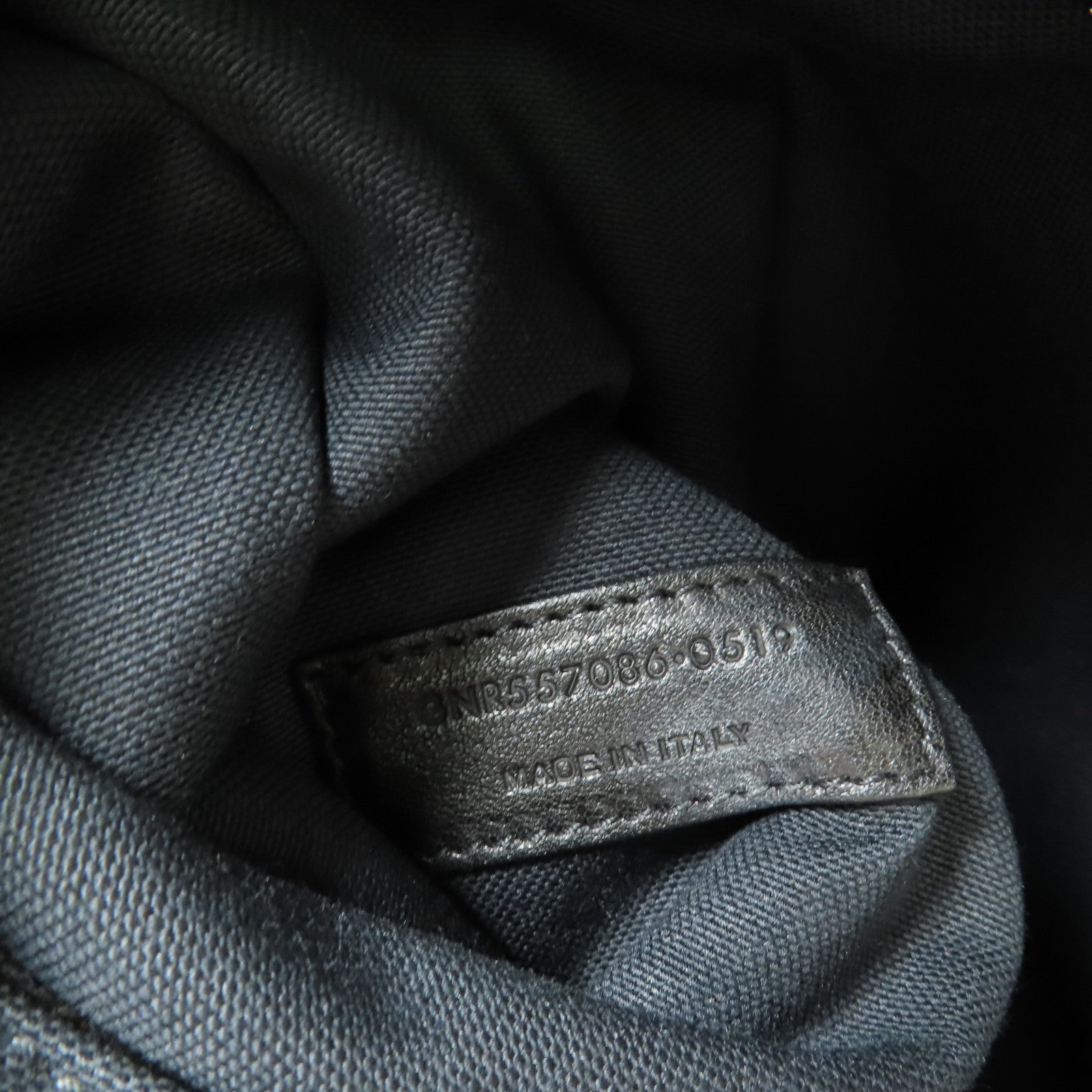 SAINT LAURENT 帆布Tote Bag銀扣手挽袋