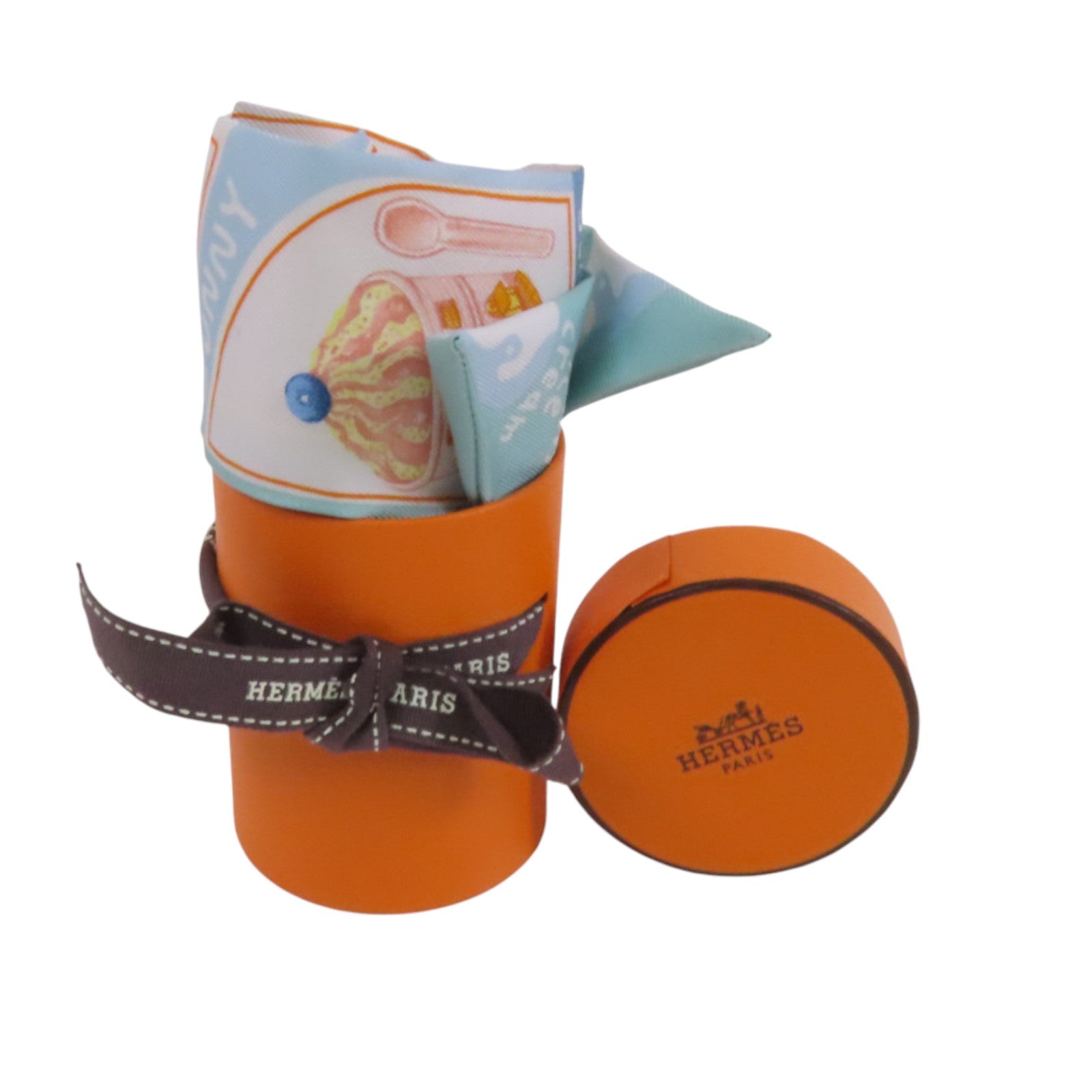 HERMES 絲質Twilly Scarf絲巾