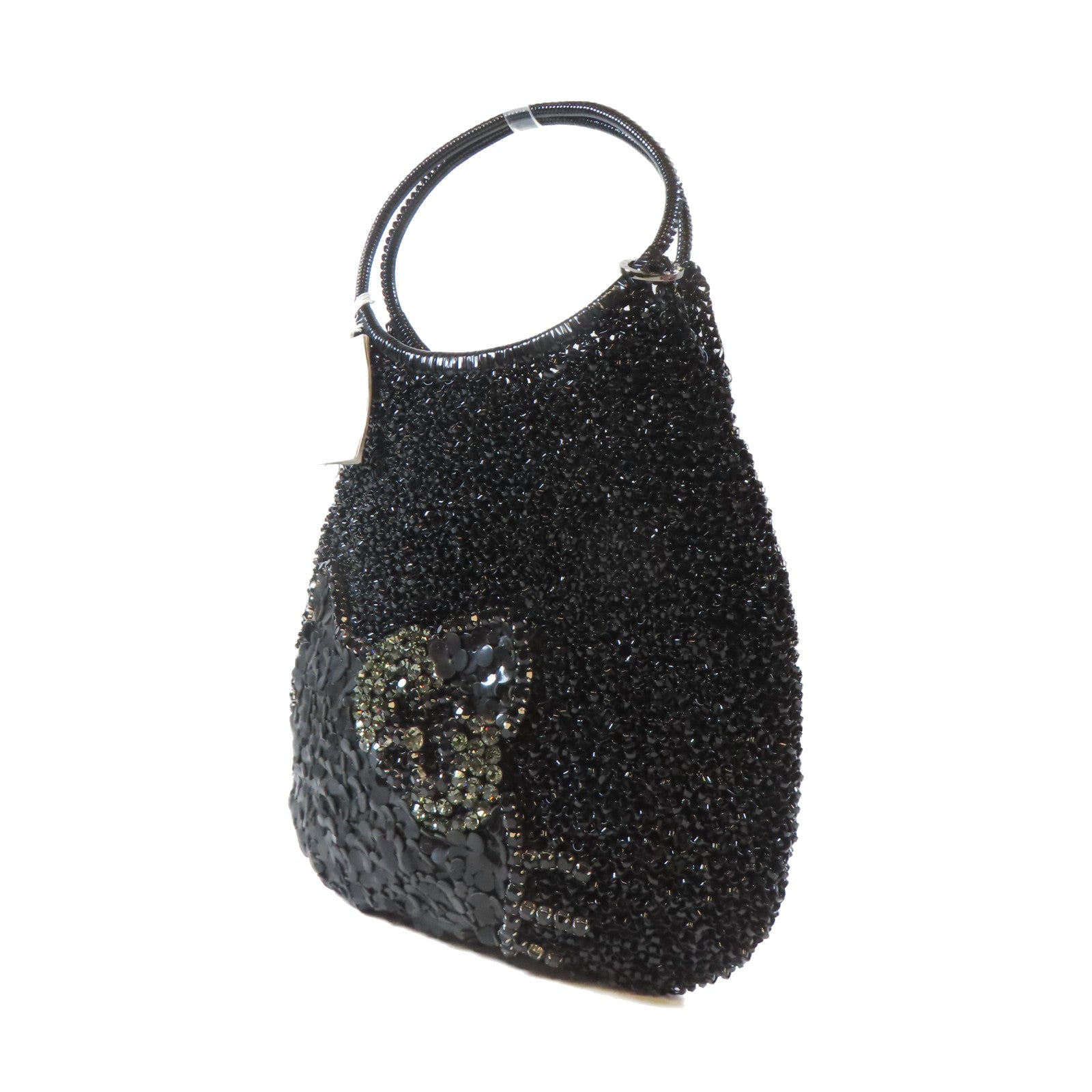 ANTEPRIMA PVC Handbag銀扣手挽袋黑色