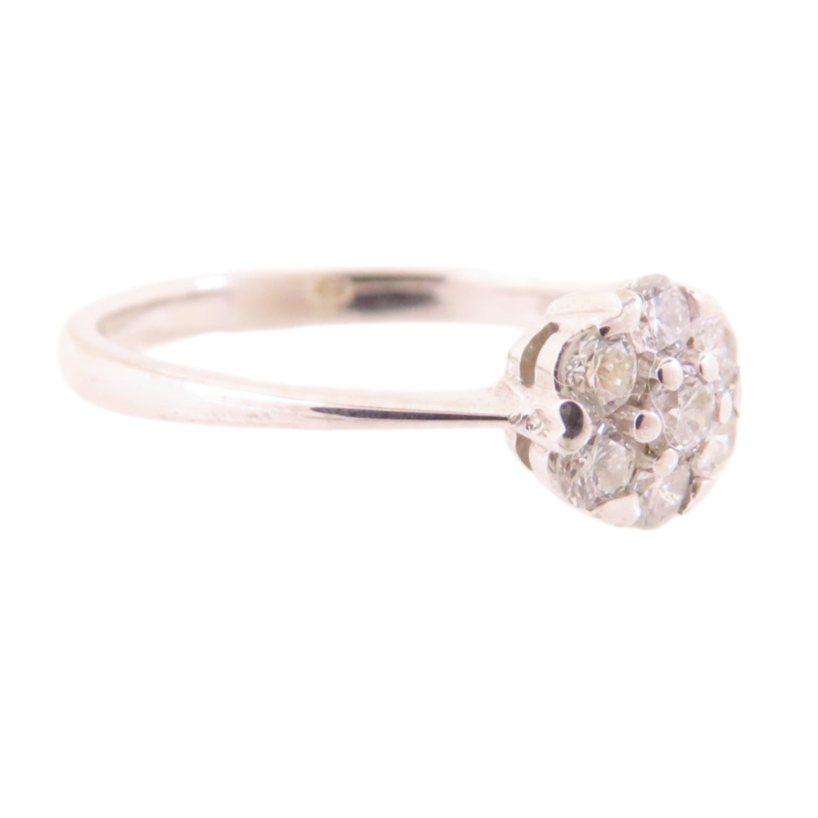 JEWELRY 18K白金/鑽石Diamond Ring戒指US#5.25