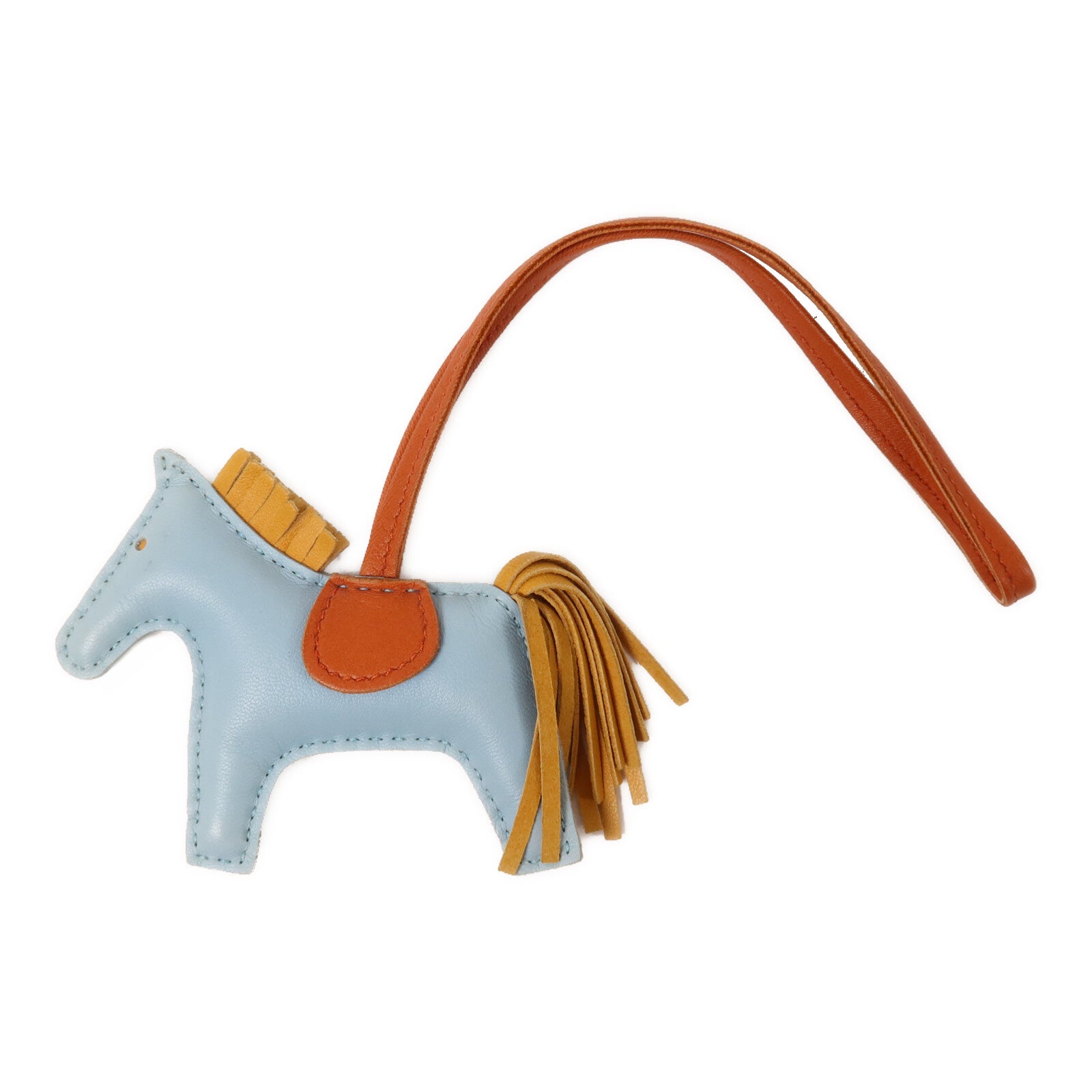 HERMES Milo皮革Rodeo PM掛飾