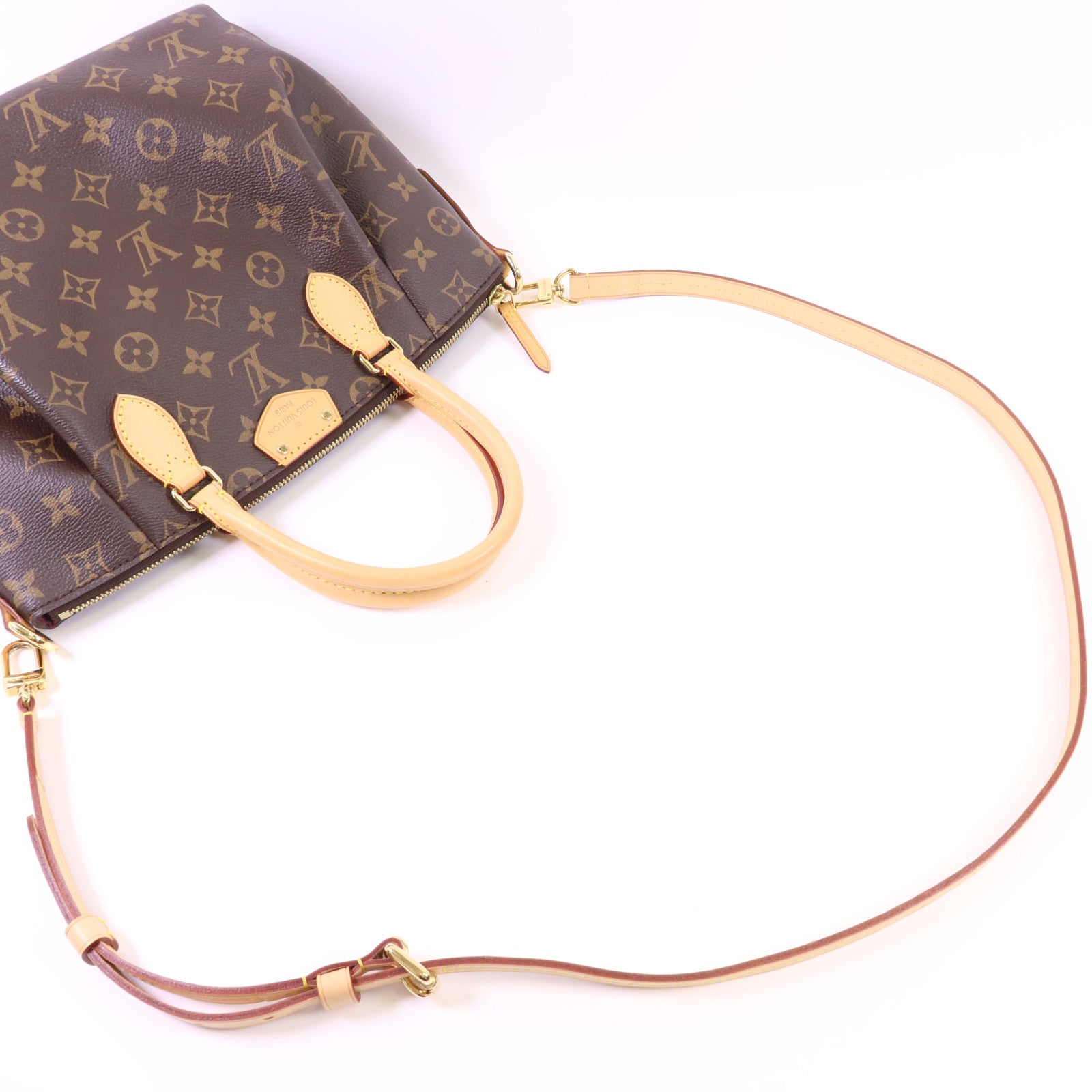 LOUIS VUITTON Monogram Turenne PM金扣手挽肩背兩用袋