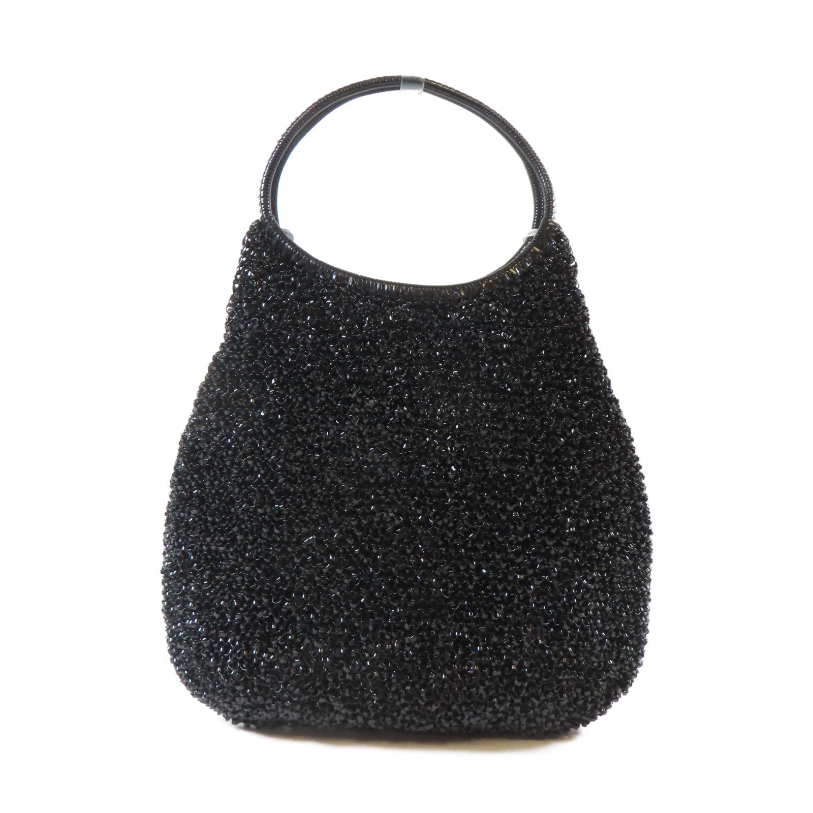 ANTEPRIMA PVC Handbag銀扣手挽袋黑色
