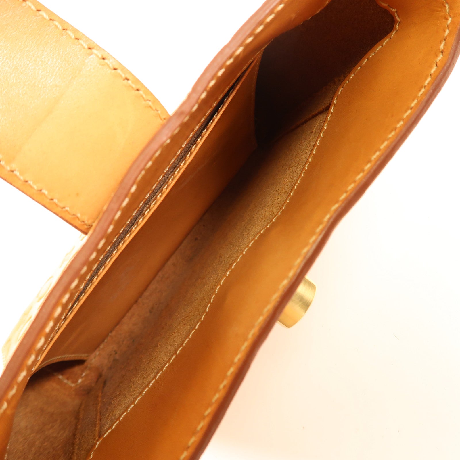 CELINE 牛皮皮革Hand Bag金扣手挽袋