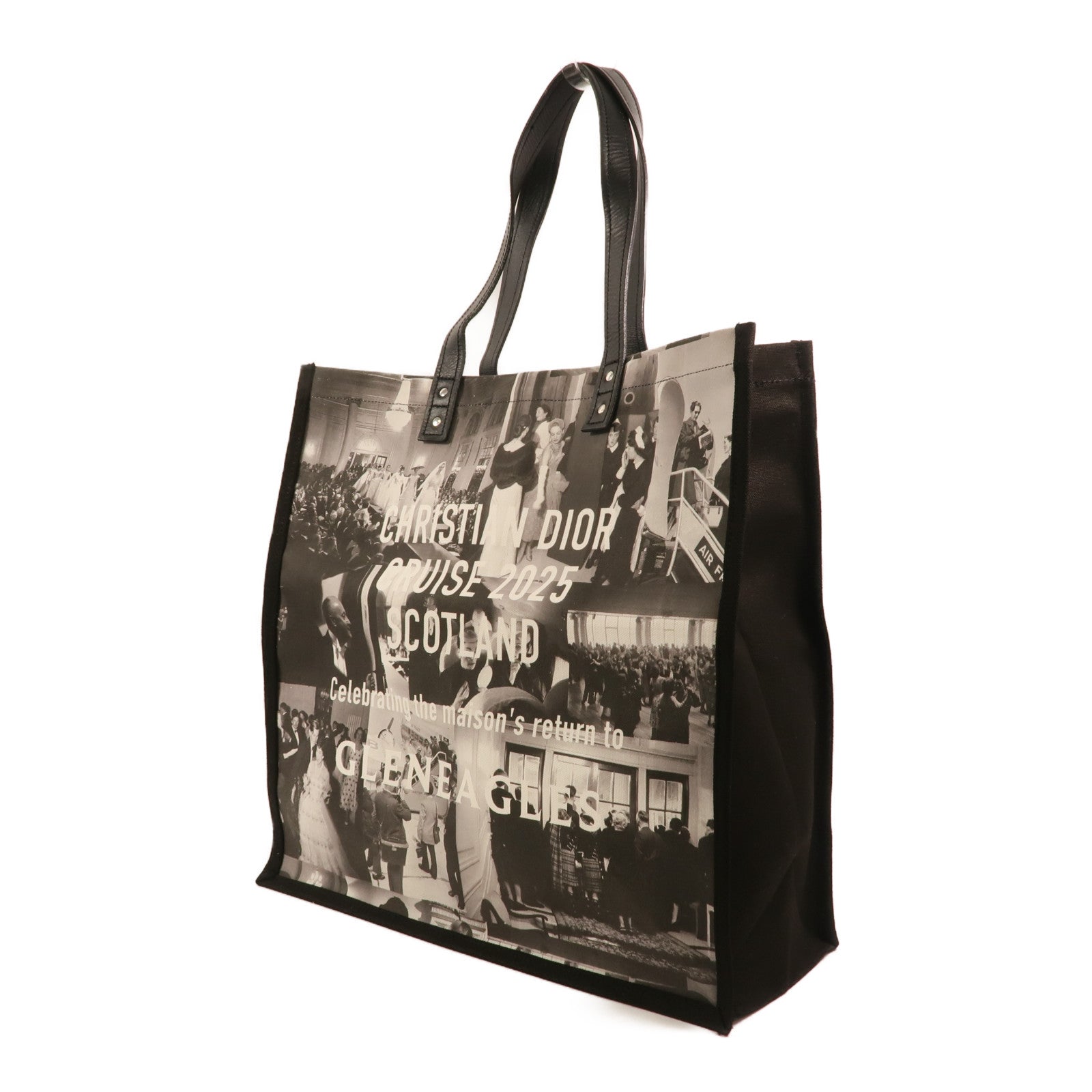 Dior 帆布Cruise 2025 Tote Bag銀扣肩背袋