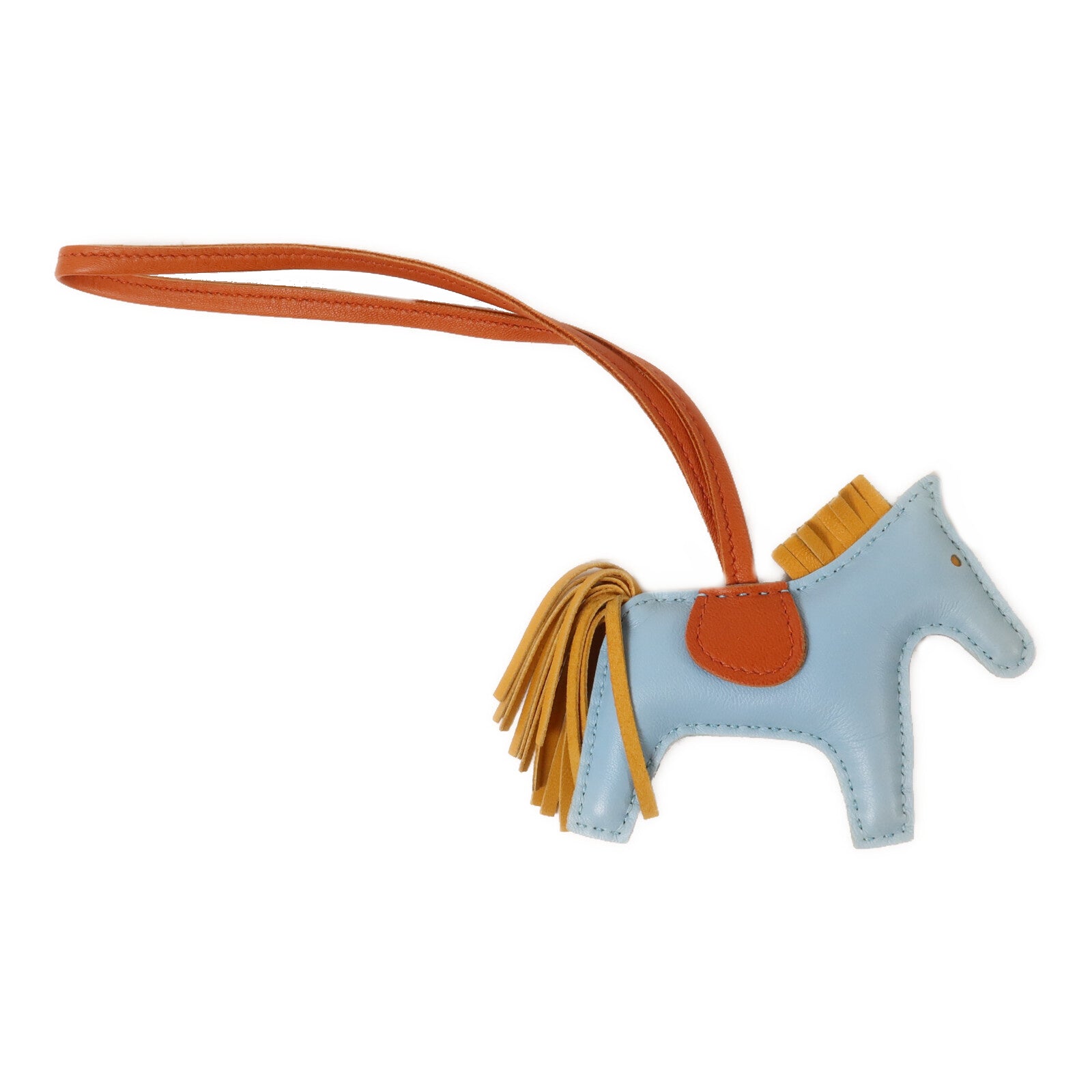 HERMES Milo皮革Rodeo PM掛飾