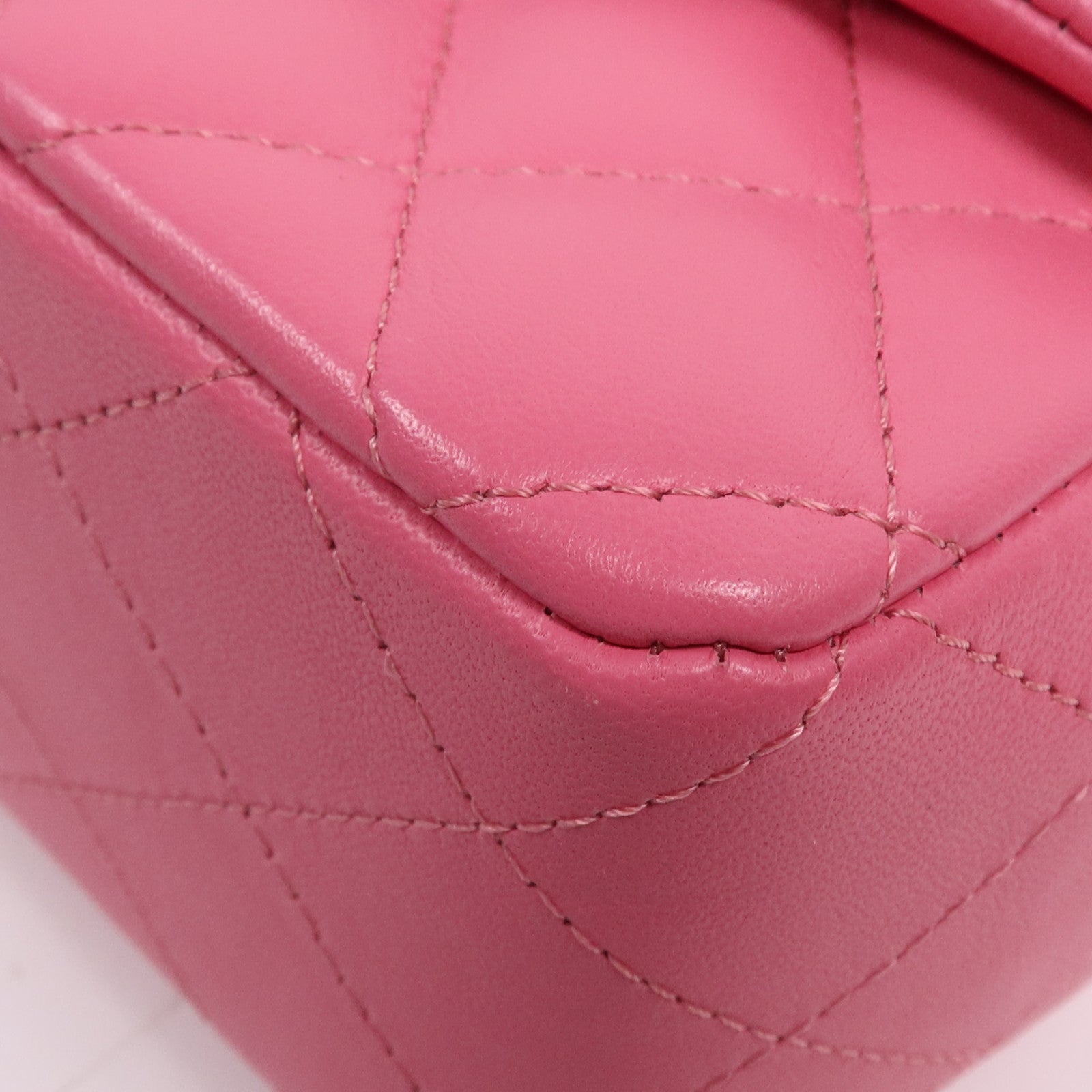 CHANEL 羊皮皮革Classic 20銀扣鏈帶肩背袋