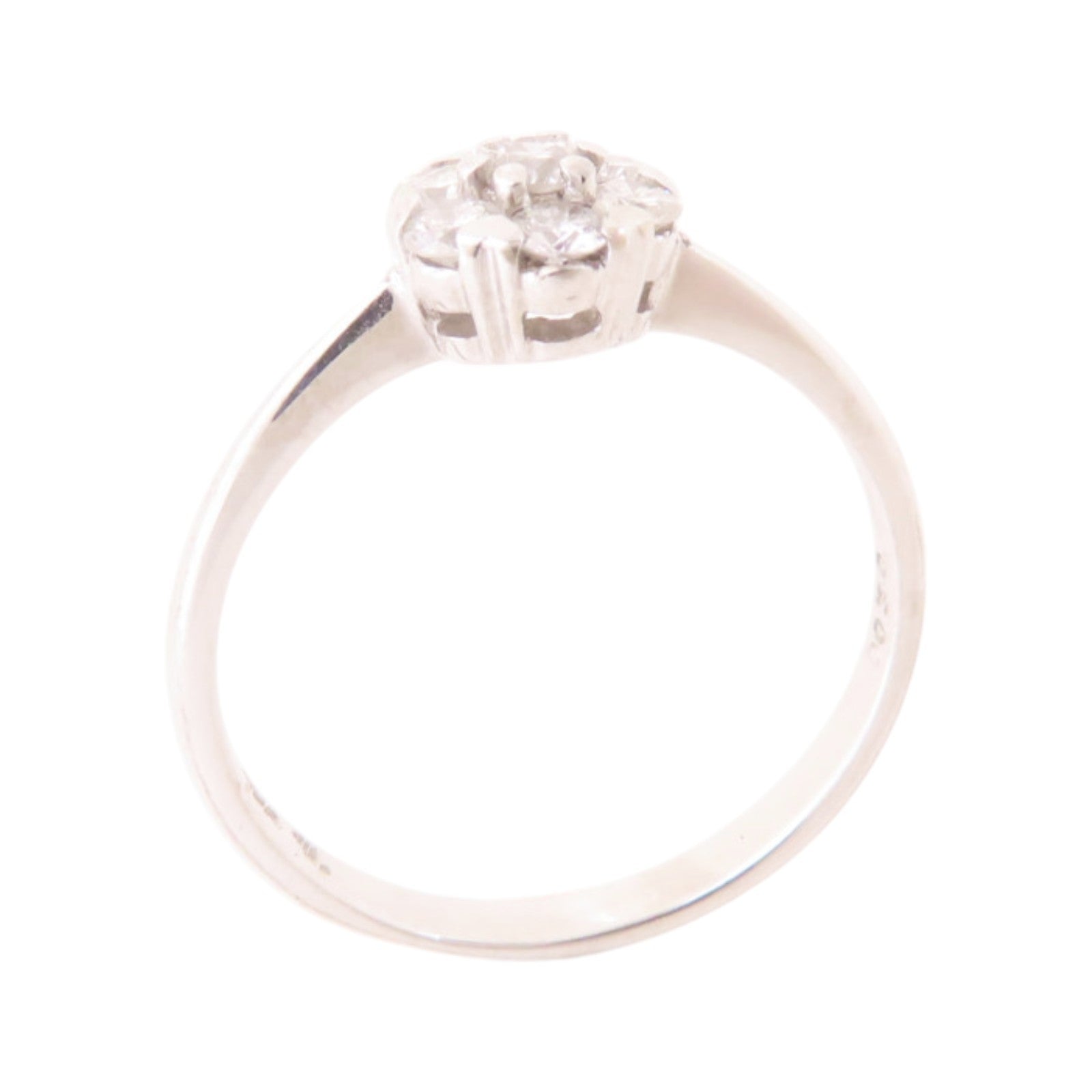 JEWELRY 18K白金/鑽石Diamond Ring戒指US#5.25