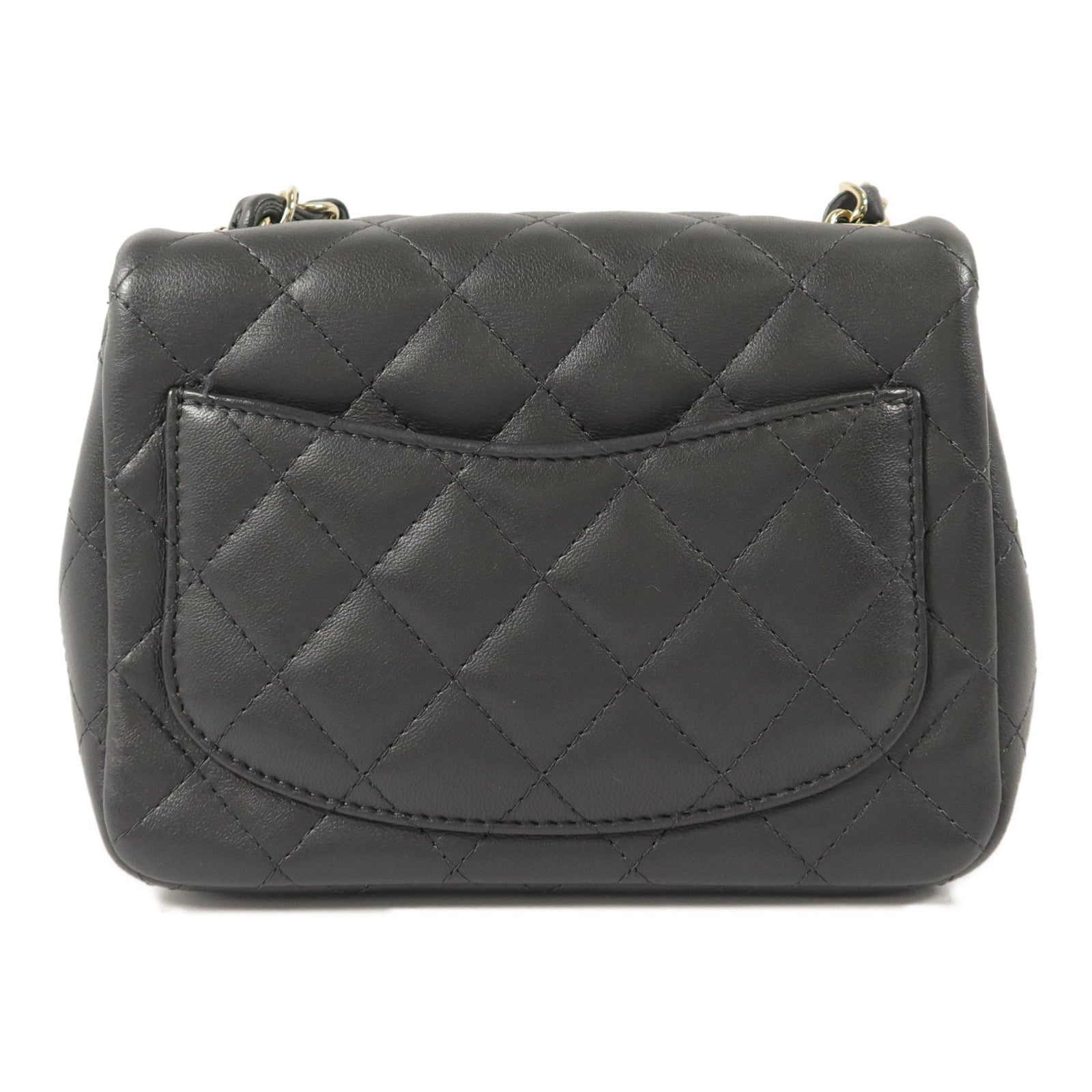 CHANEL 羊皮皮革Mini Classic 17鏈帶肩背袋