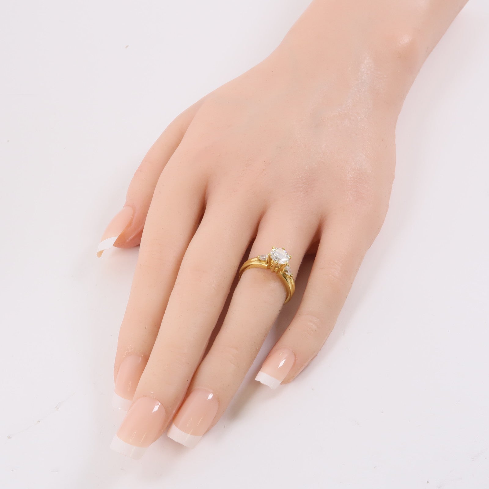 JEWELRY 【激減優惠】18K黃金Diamond Ring鑽石戒指US#5