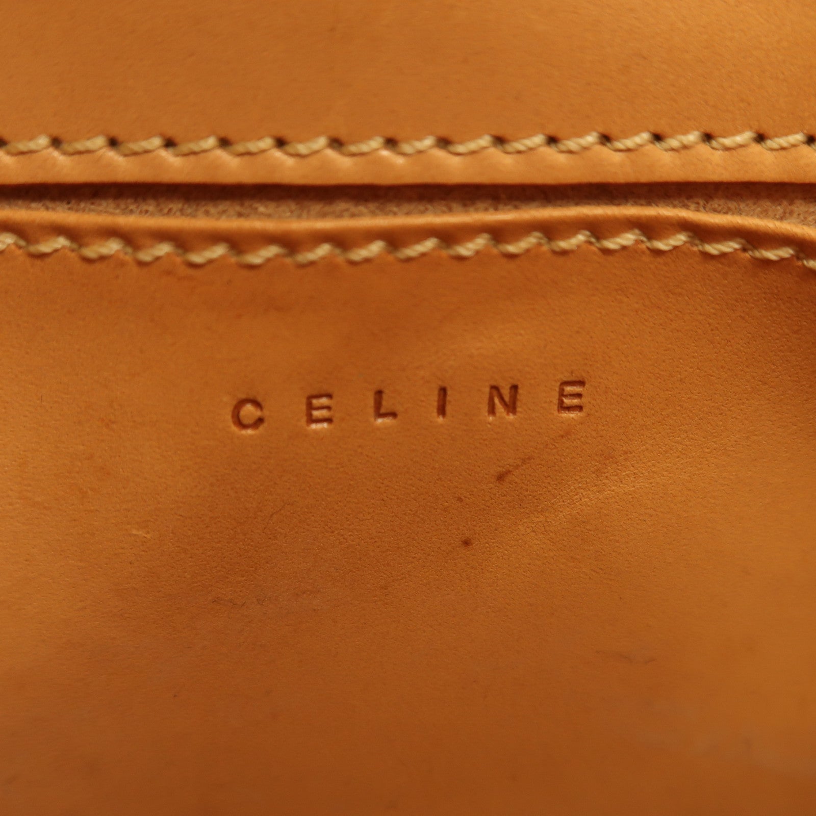 CELINE 牛皮皮革Hand Bag金扣手挽袋