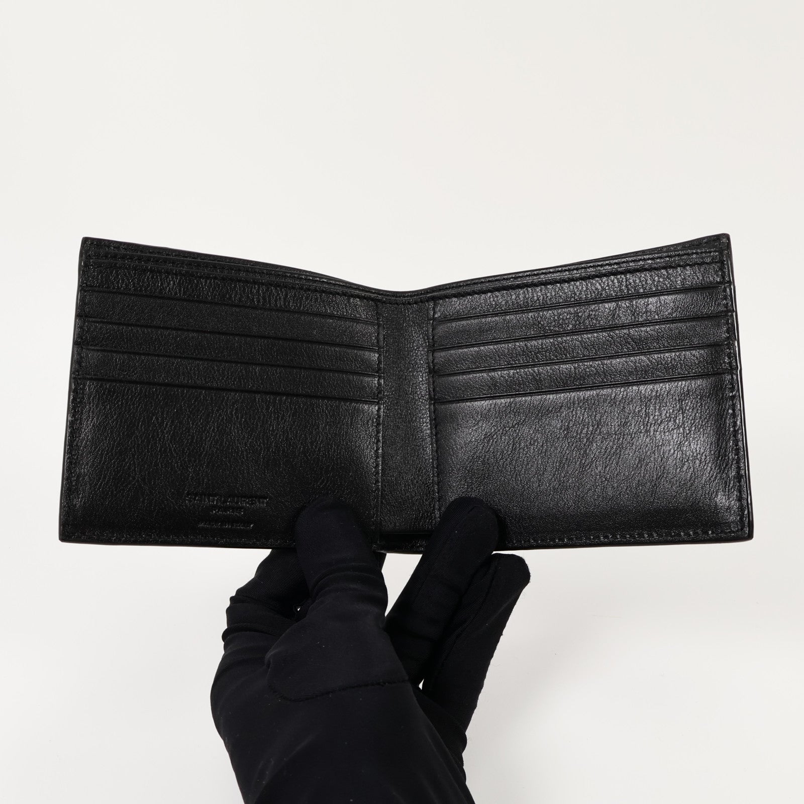 SAINT LAURENT 牛皮皮革Wallet錢包