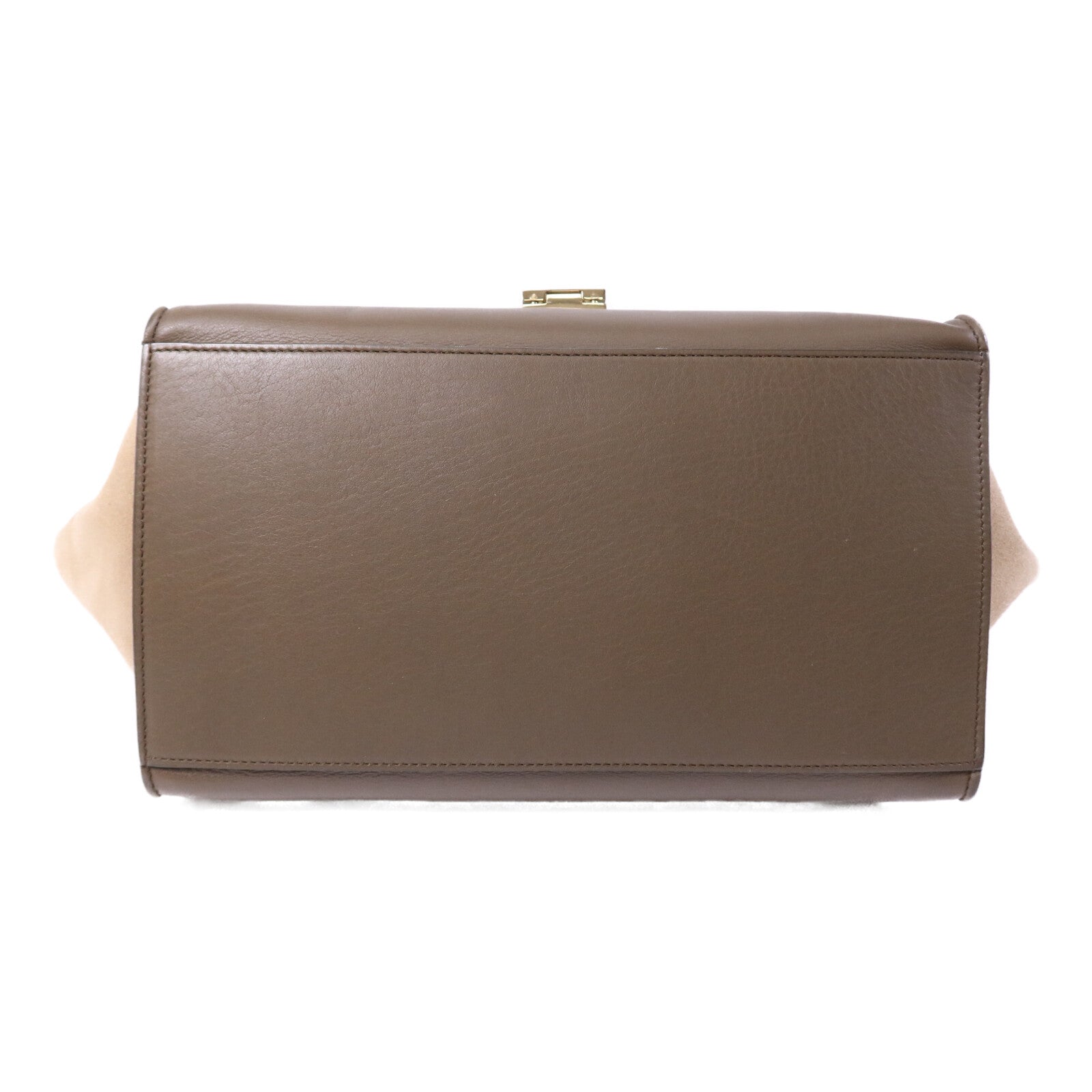 CELINE 【激減優惠】牛皮/麂皮皮革Trapeze金扣手挽肩背兩用袋