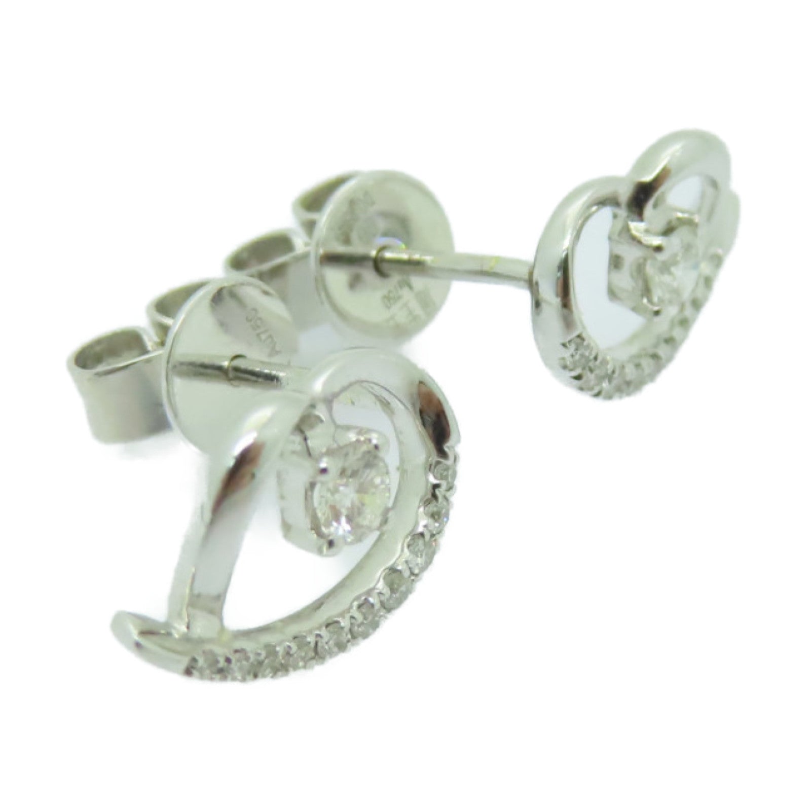 JEWELRY 【激減優惠】18K白金Diamond Earrings鑽石耳環
