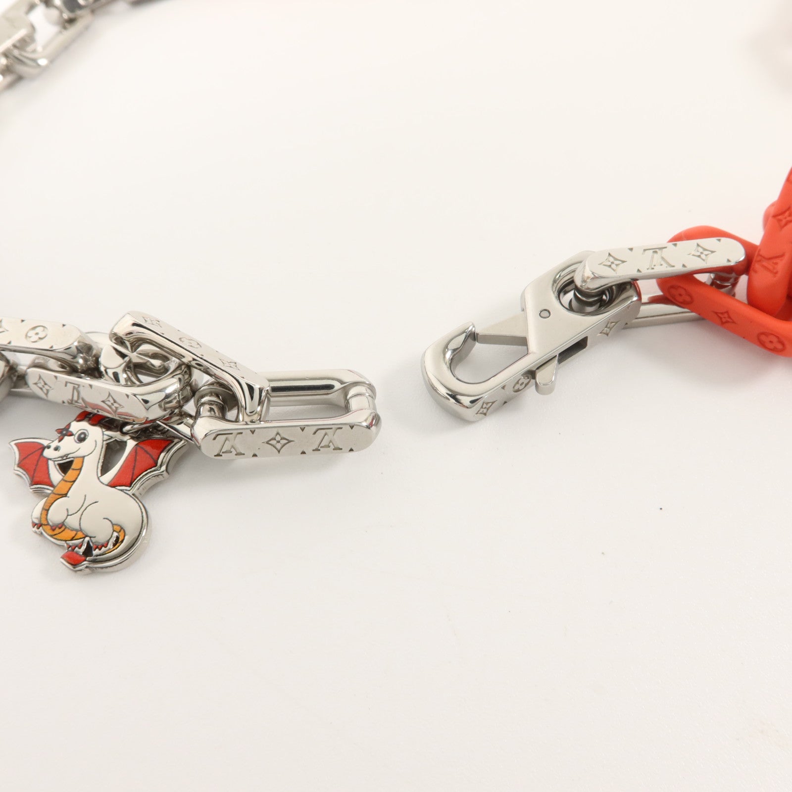 LOUIS VUITTON 金屬/PVCMonogram Chain Dragon Necklace項鍊