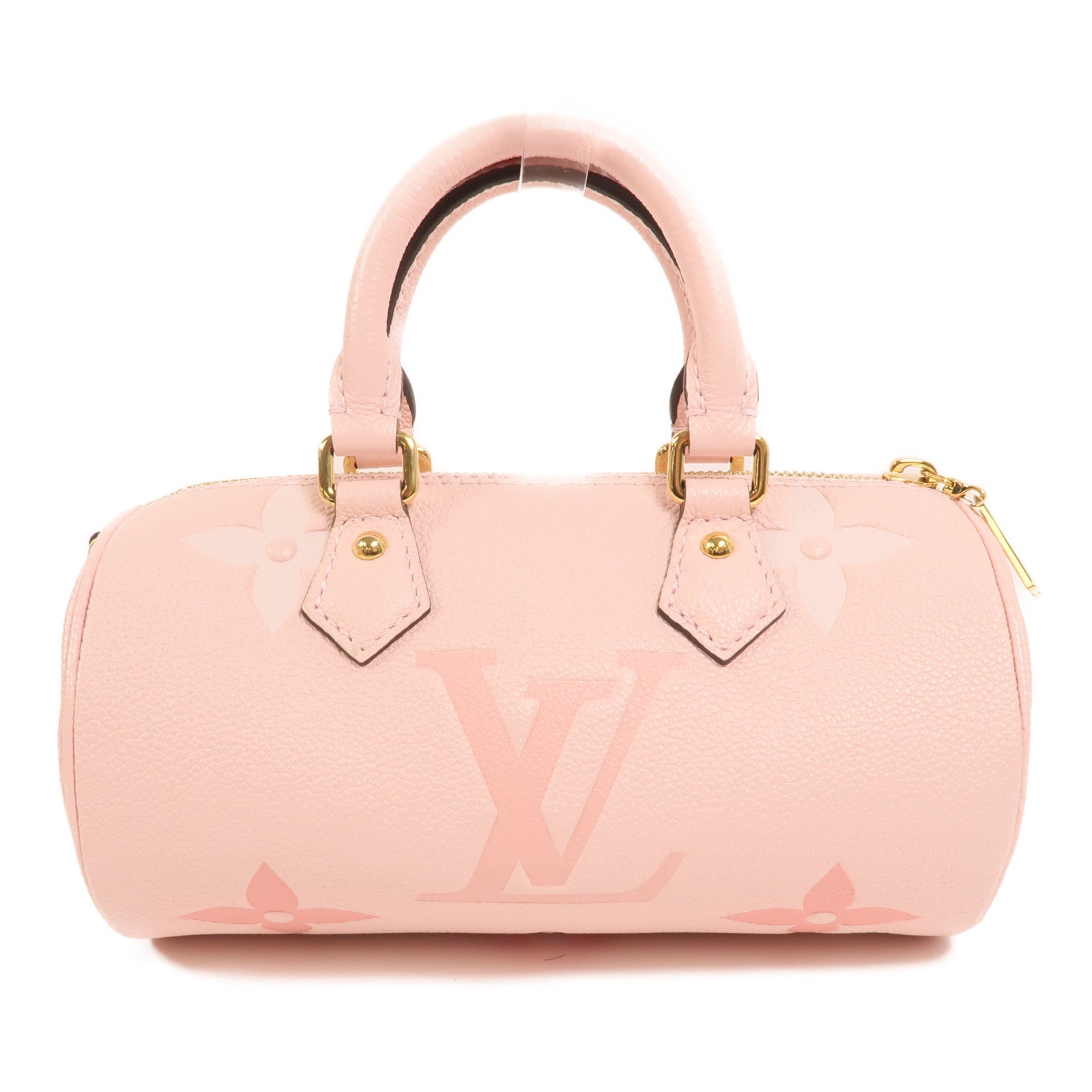LOUIS VUITTON Monogram Empreinte Papillon BB金扣手挽肩背兩用袋
