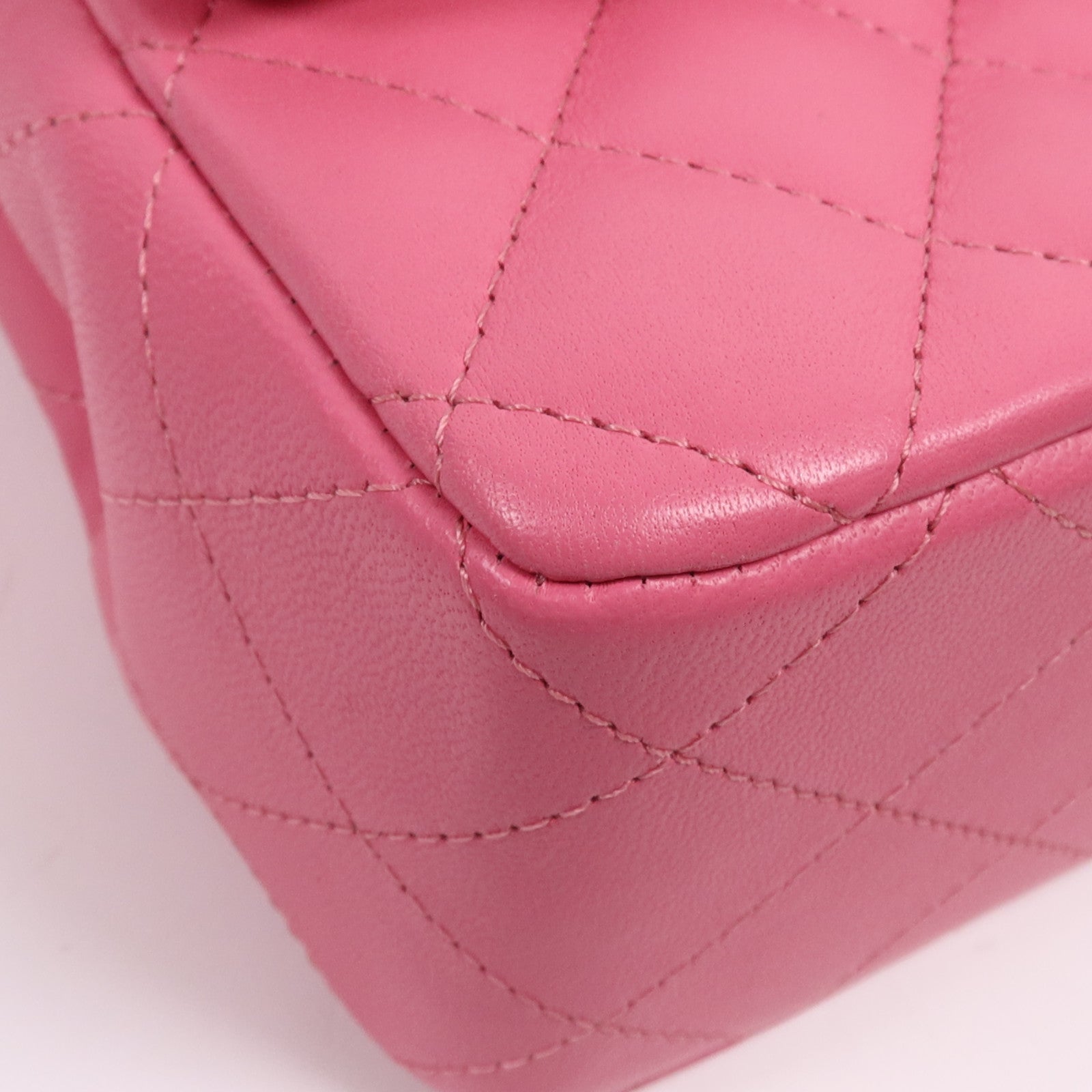 CHANEL 羊皮皮革Classic 20銀扣鏈帶肩背袋