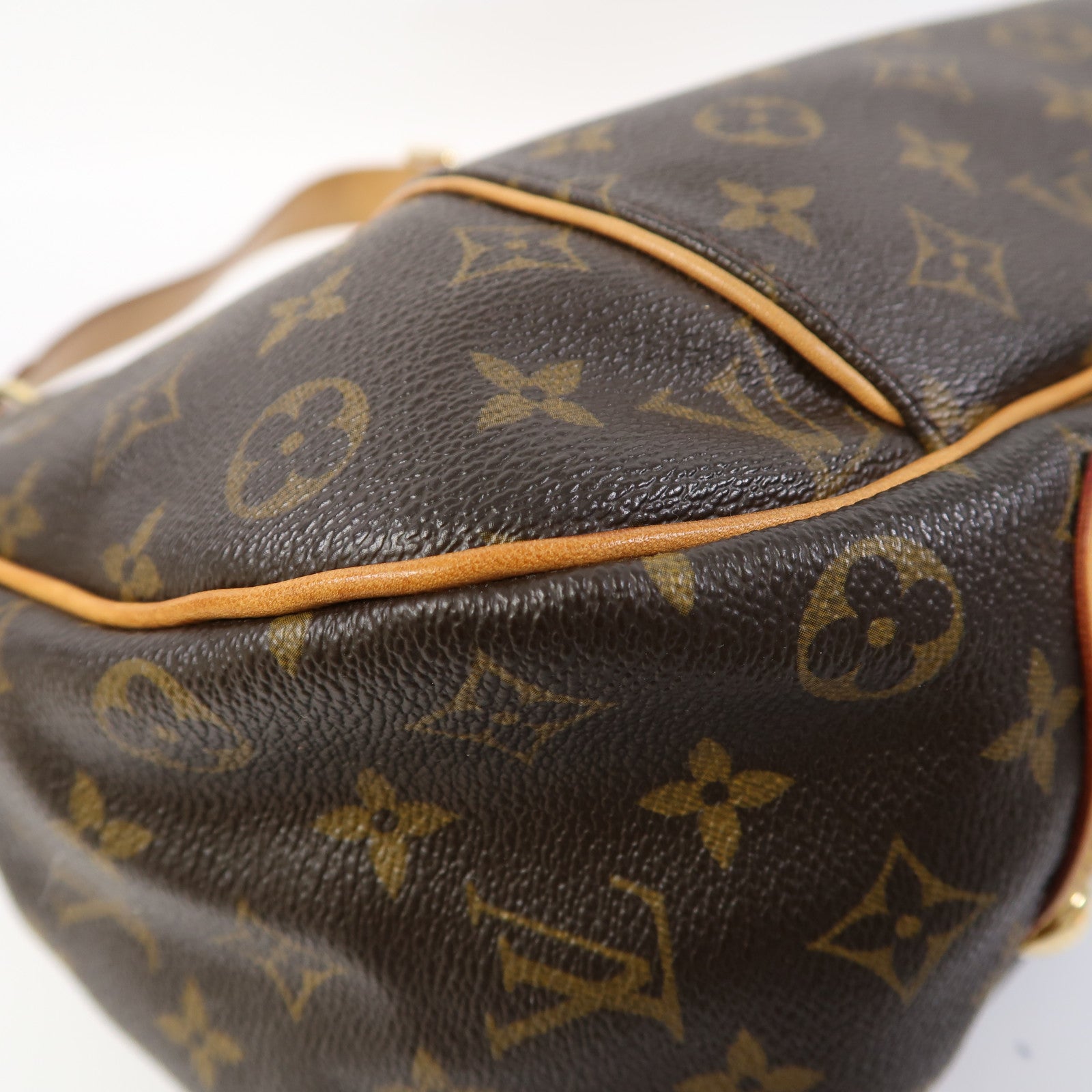 LOUIS VUITTON Monogram Galliera PM金扣肩背袋啡色