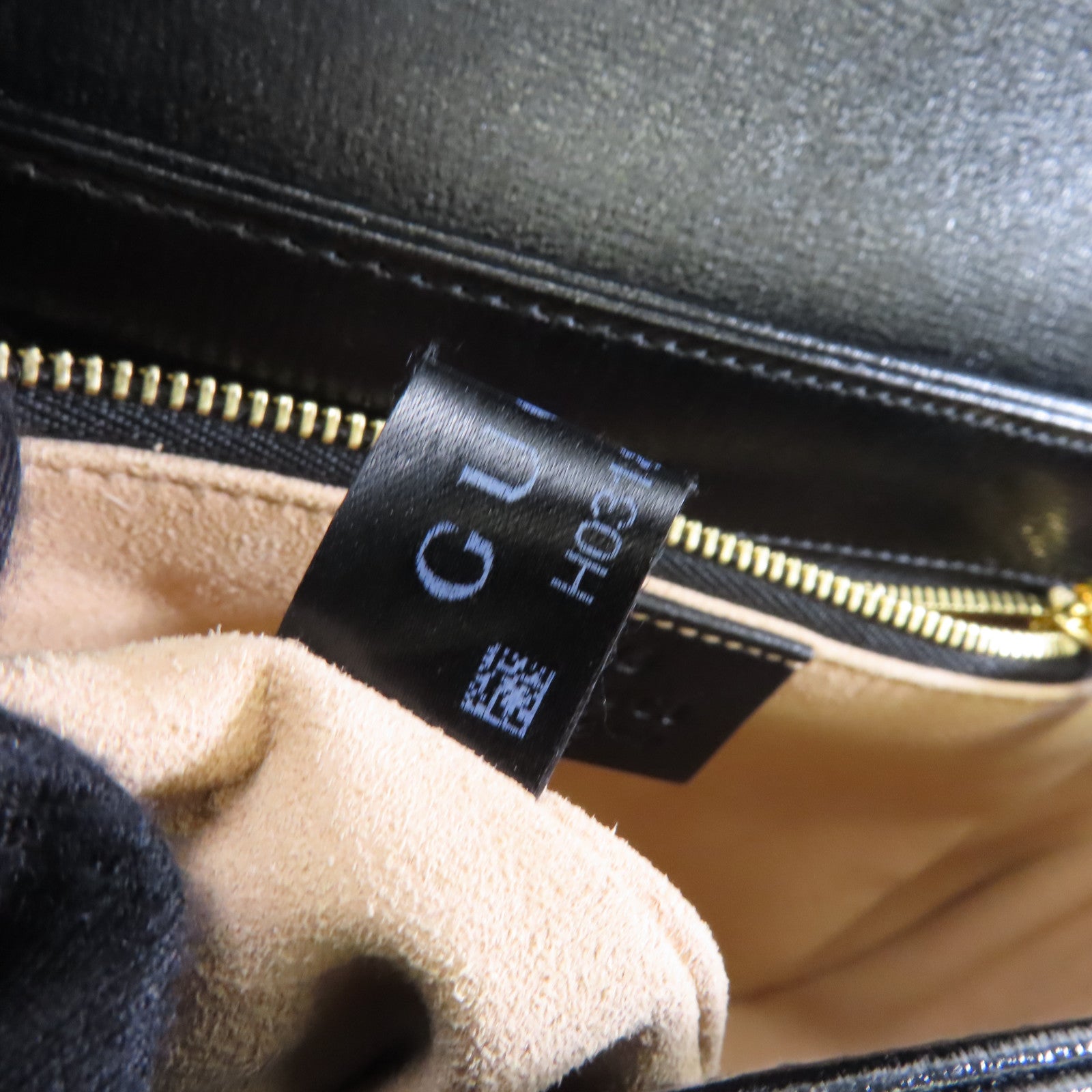 GUCCI 牛皮皮革Horsebit 1955金扣肩背袋黑色