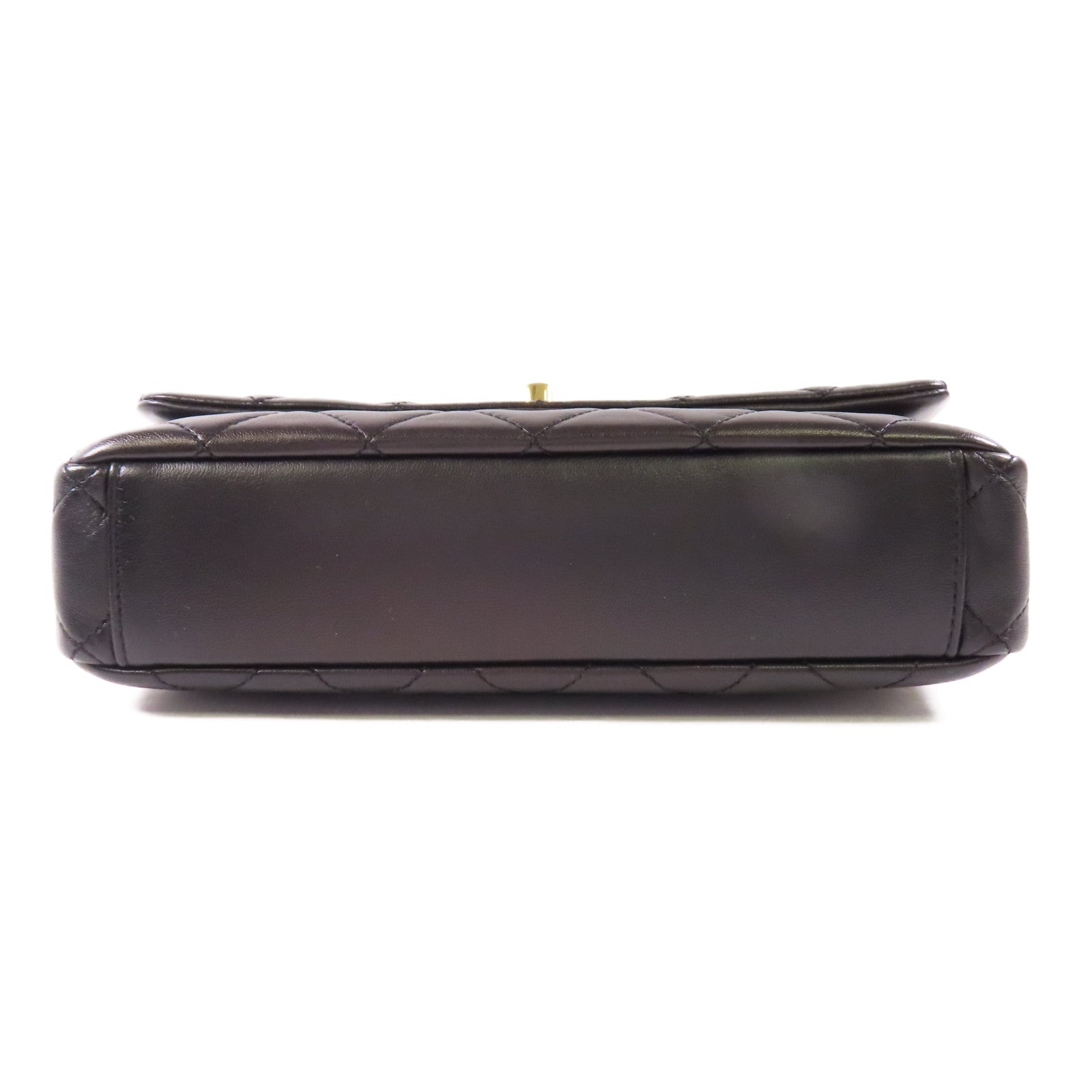 CHANEL 羊皮皮革Chain Shoulder金扣鏈帶肩背袋