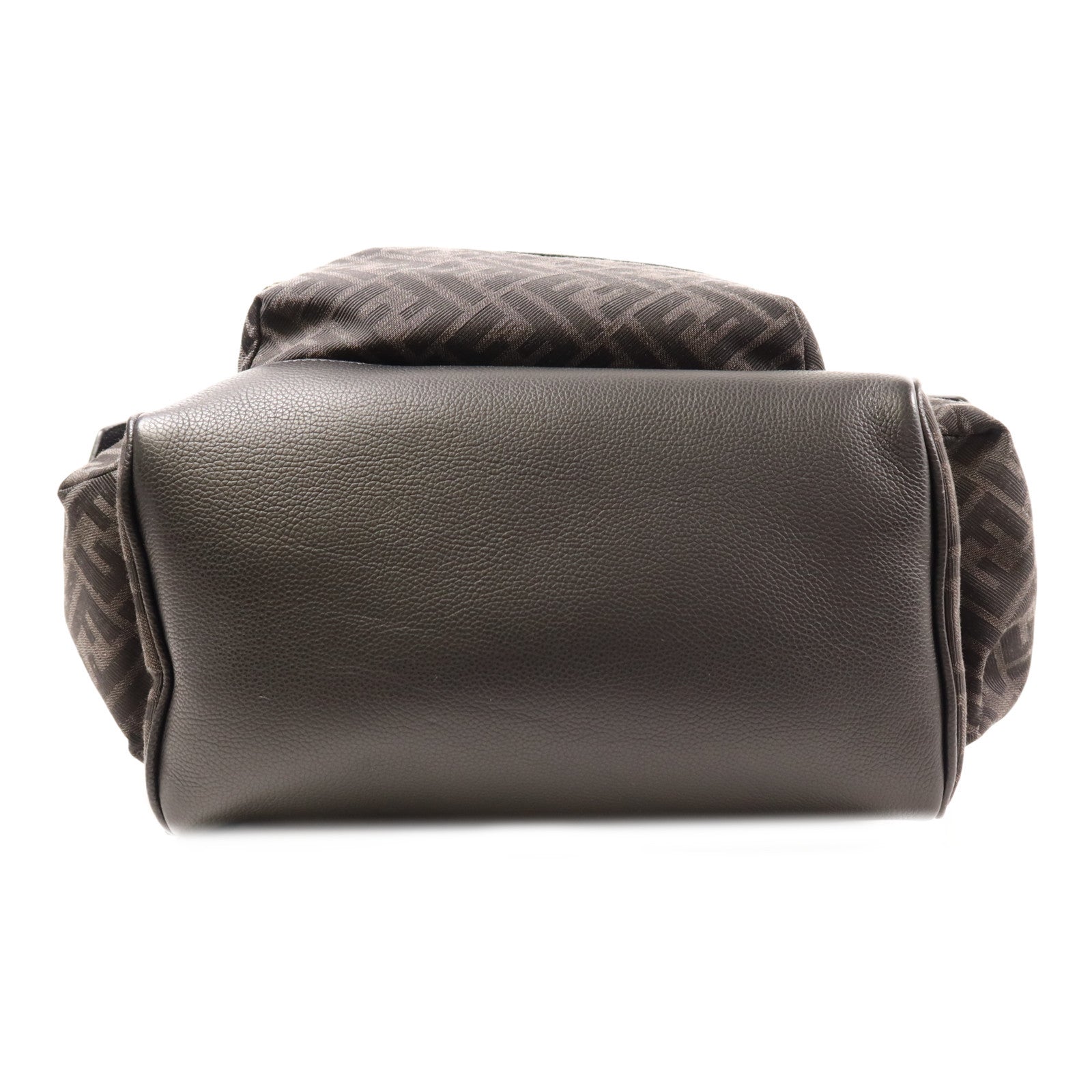 FENDI 帆布Backpack銀扣背包