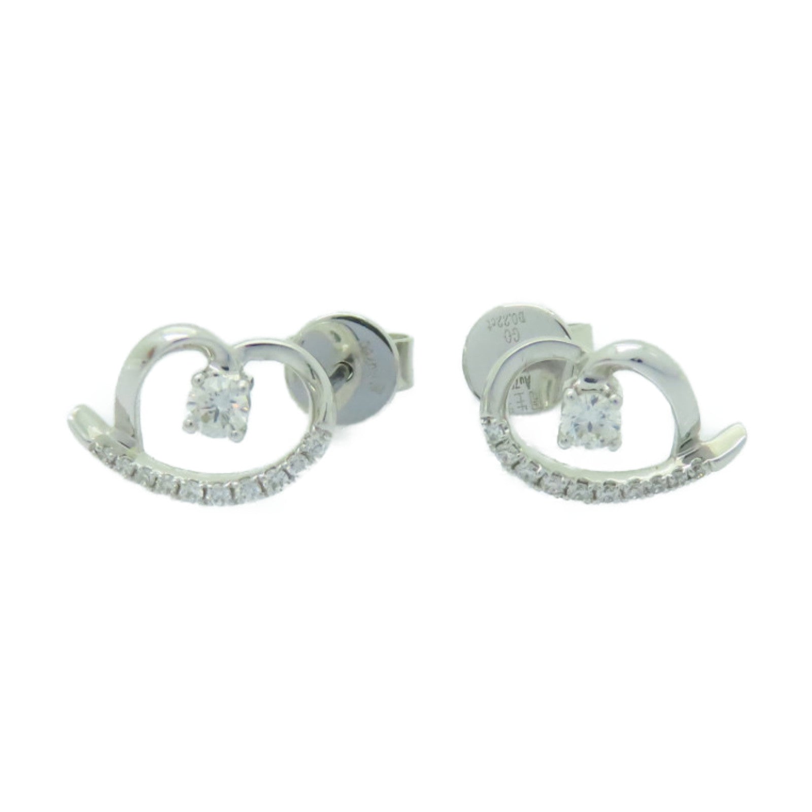 JEWELRY 【激減優惠】18K白金Diamond Earrings鑽石耳環