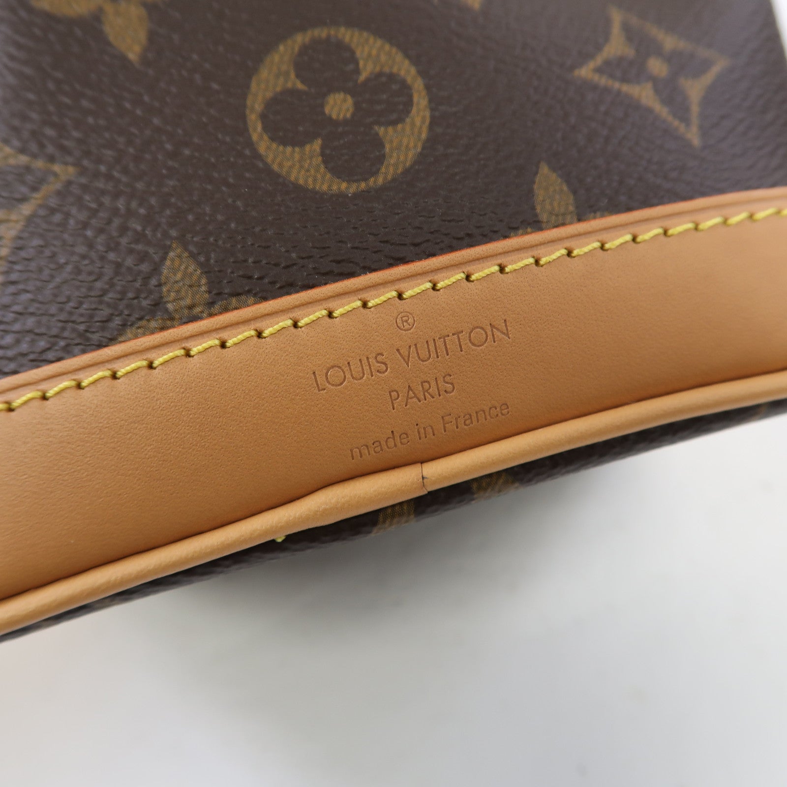 LOUIS VUITTON Monogram Nano Noe金扣手挽肩背兩用袋啡色