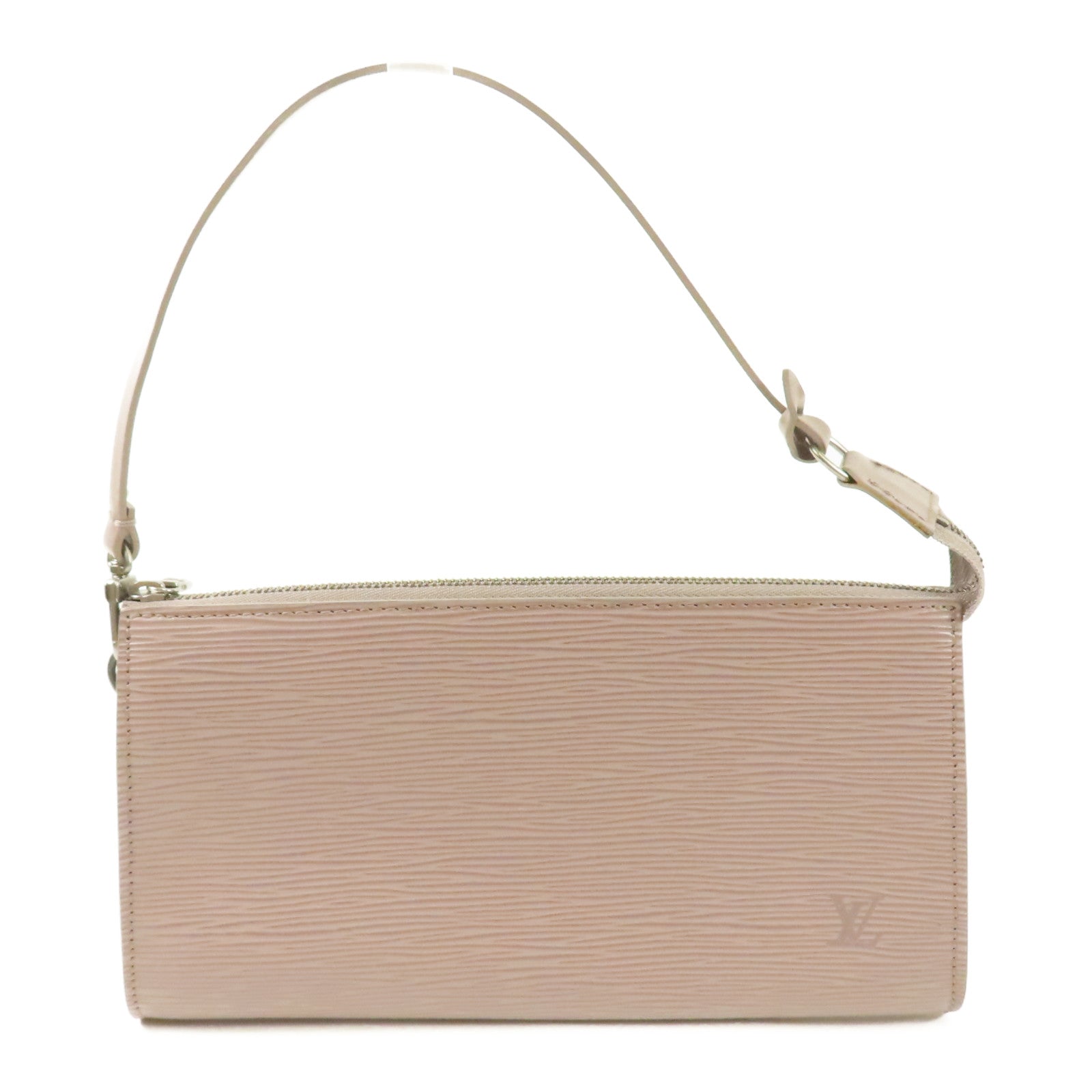 LOUIS VUITTON Epi Pochette銀扣手挽袋