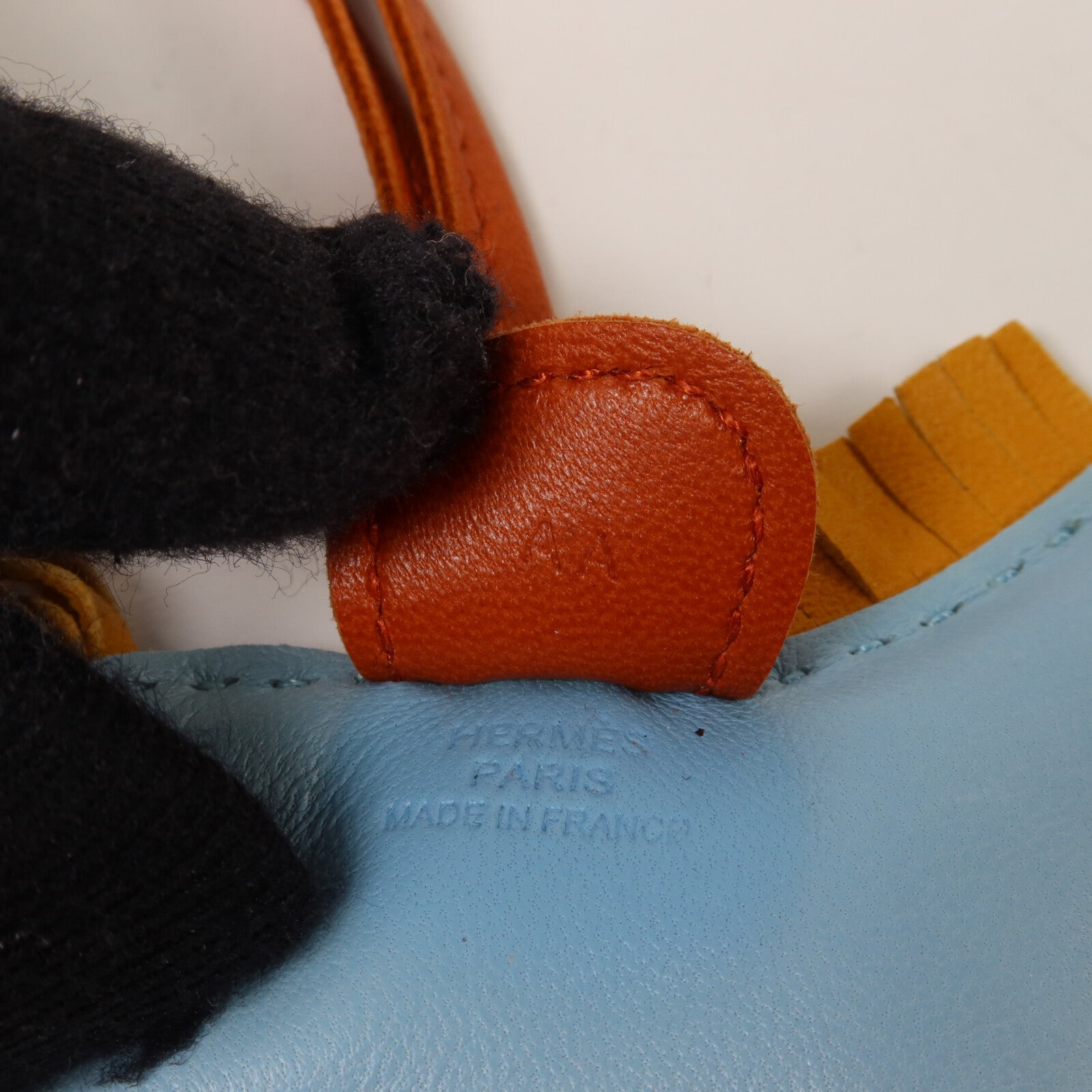 HERMES Milo皮革Rodeo PM掛飾