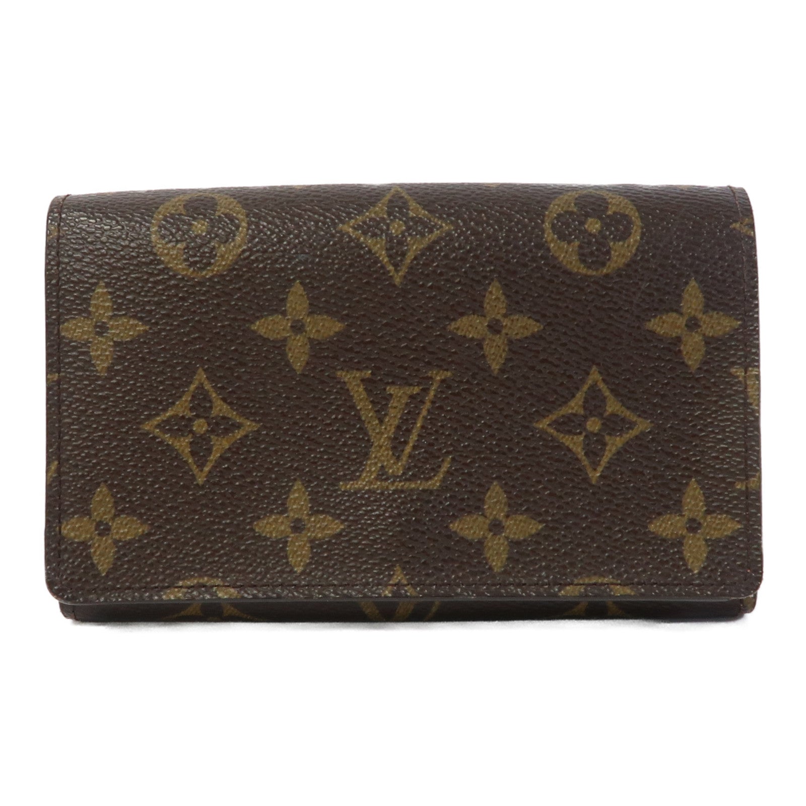 LOUIS VUITTON Monogram Portefeuille Tresor金扣錢包啡色