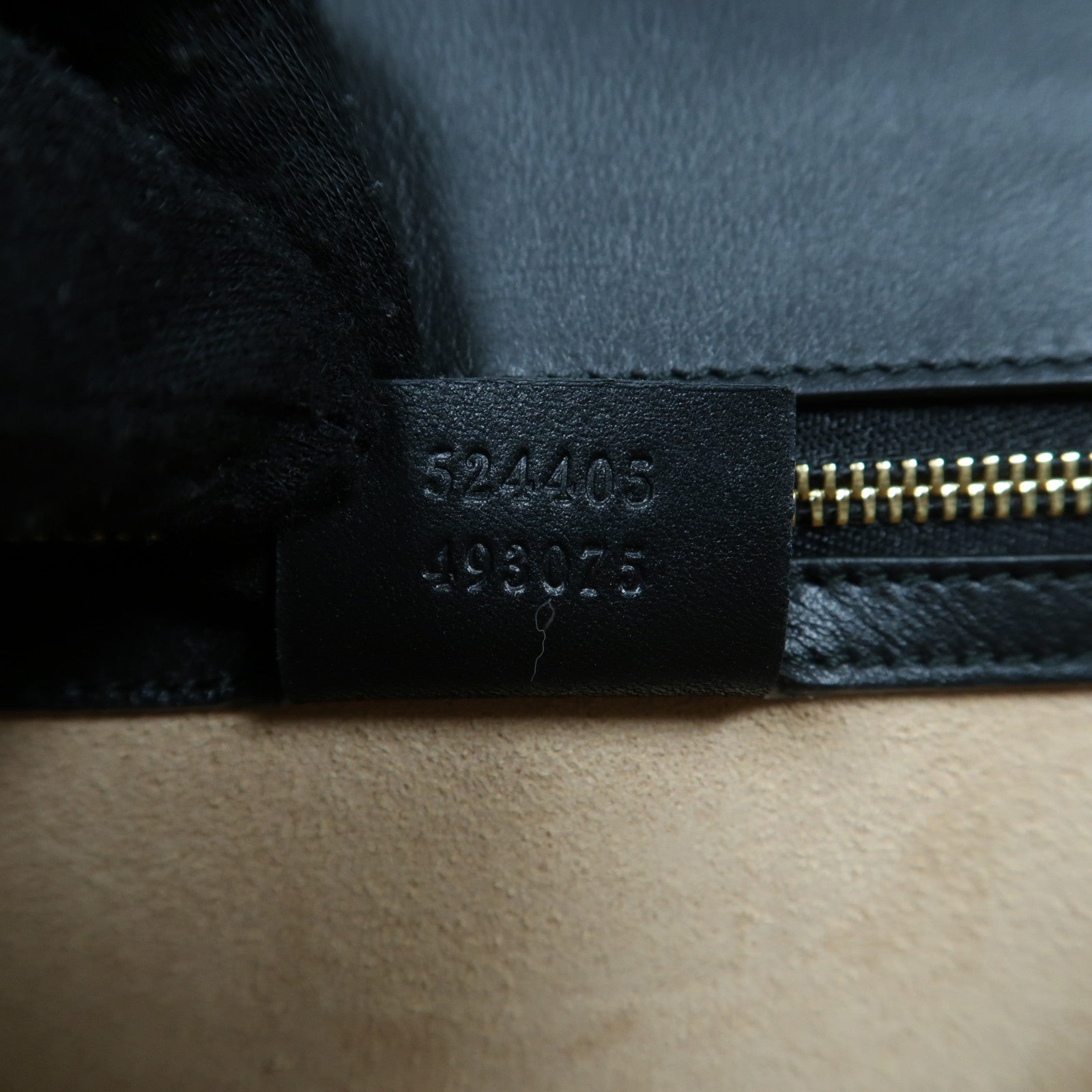 GUCCI 麂皮皮革/漆皮皮革Sylvie Sherry Line金扣肩背袋黑色