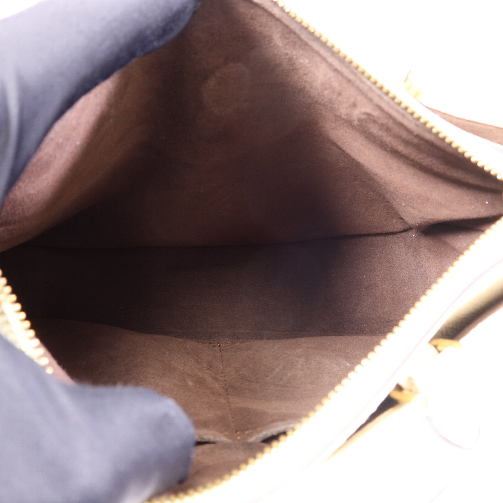 LOUIS VUITTON Monogram Empreinte Trianon PM金扣手挽肩背兩用袋