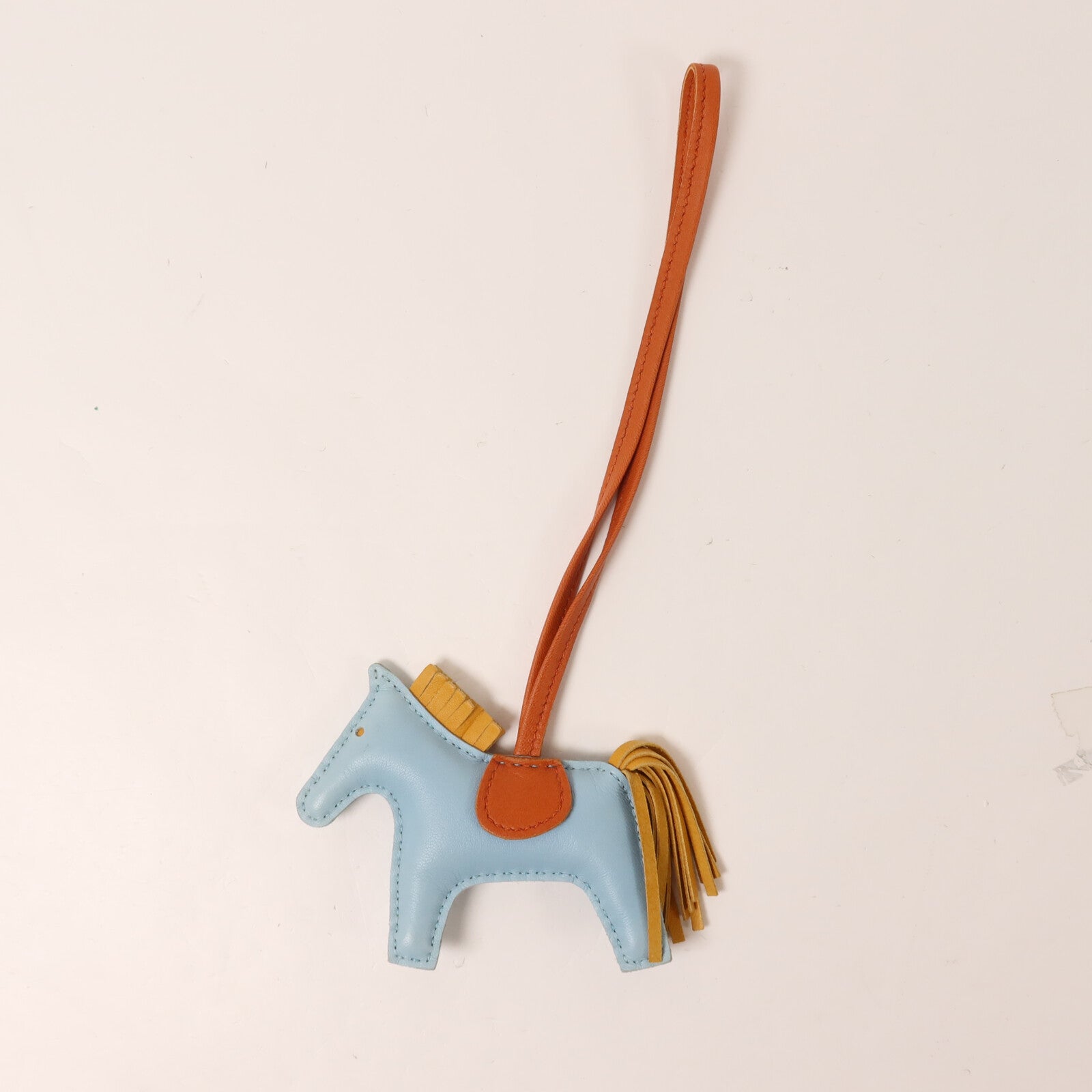 HERMES Milo皮革Rodeo PM掛飾