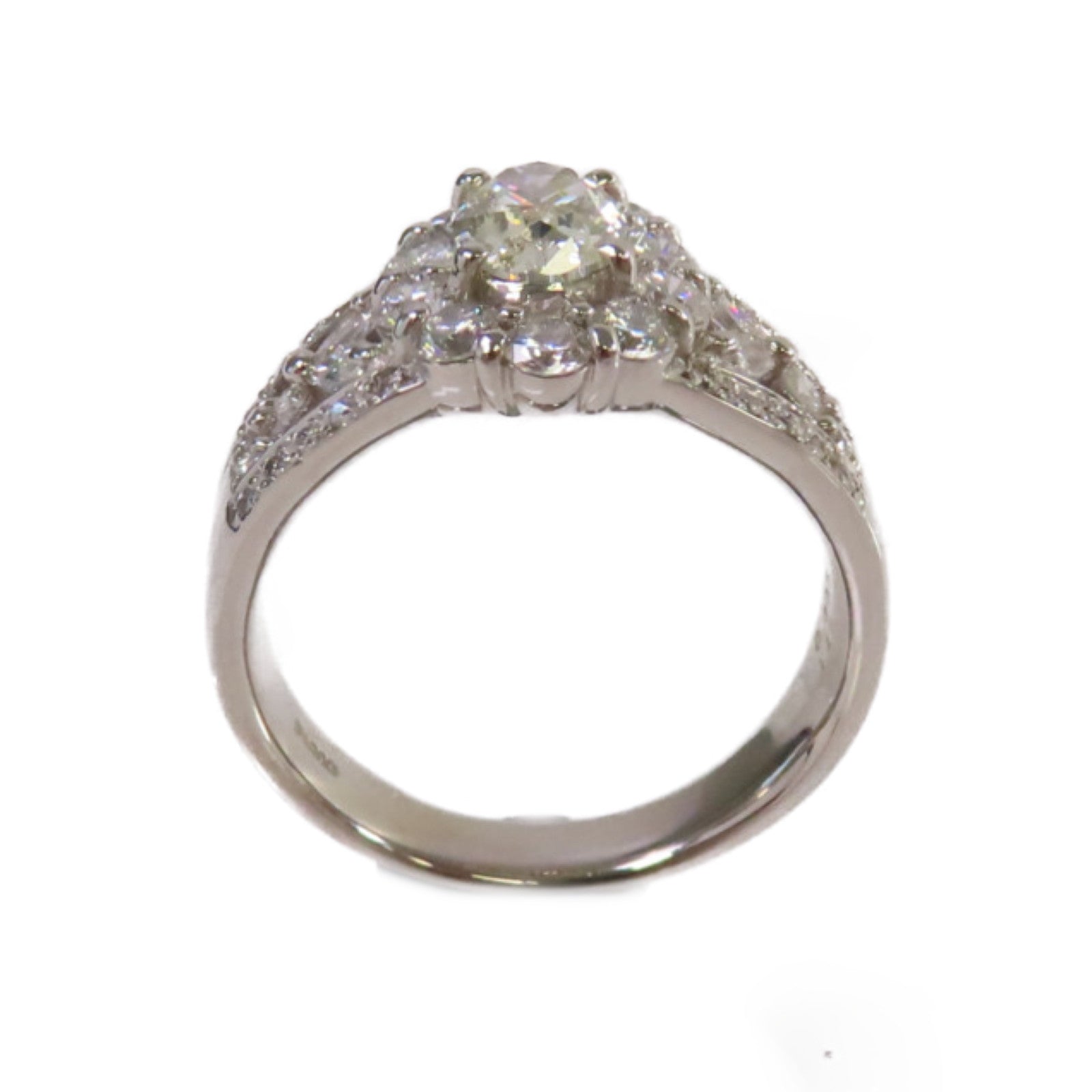 JEWELRY 【激減優惠】PT900鉑金/1.17ct/0.806ct鑽石Diamond Ring戒指US#8.75