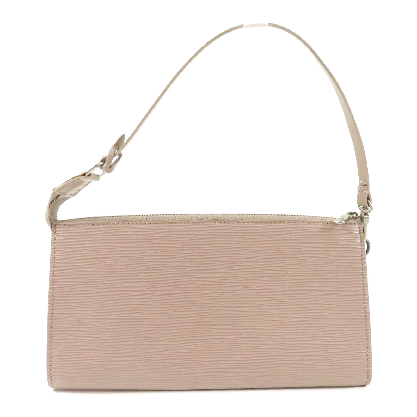 LOUIS VUITTON Epi Pochette銀扣手挽袋