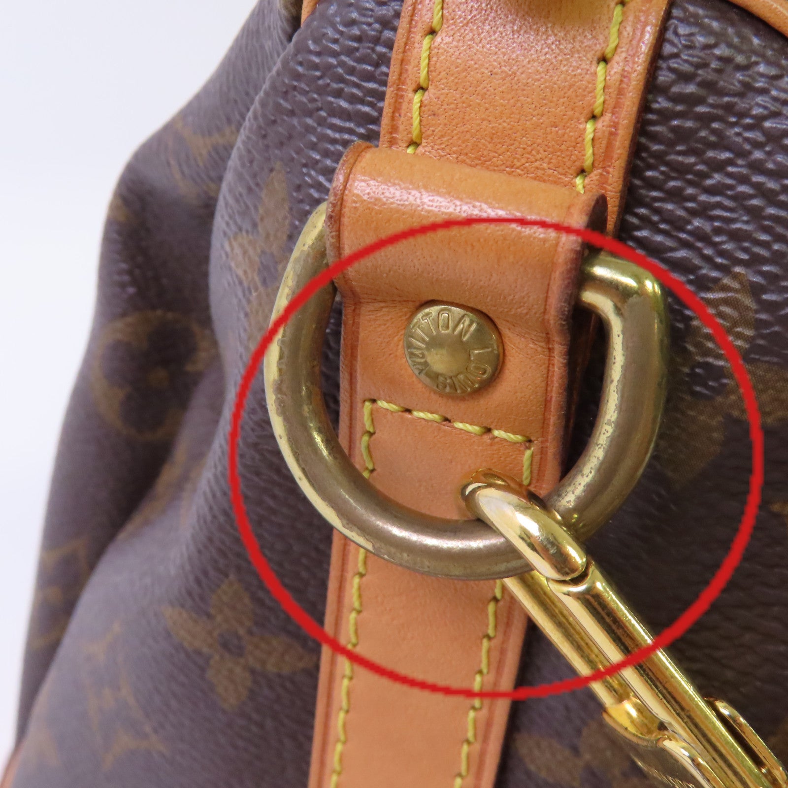 LOUIS VUITTON Monogram Speedy 25 2Way Shoulder Bag金扣手挽肩背兩用袋啡色