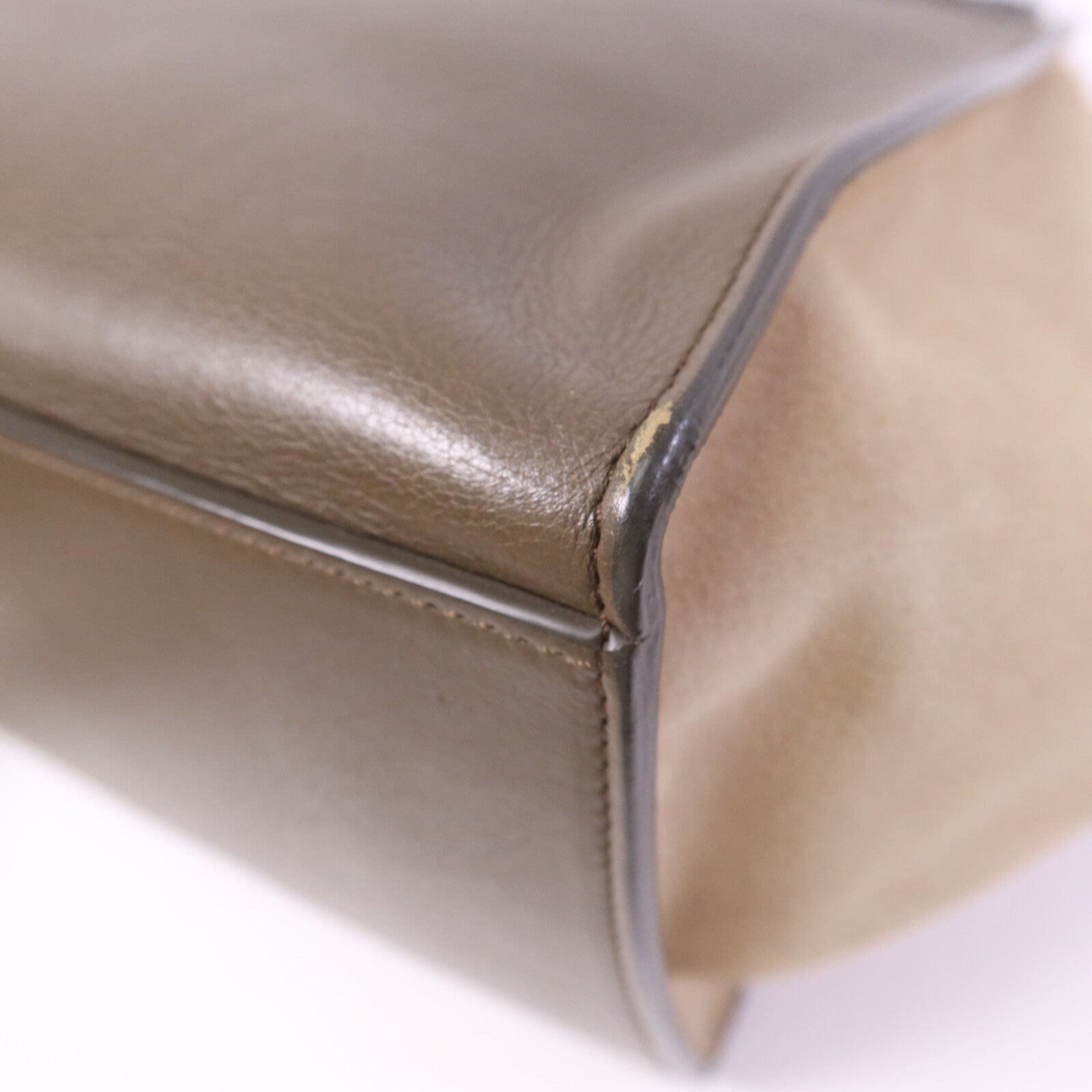 CELINE 【激減優惠】牛皮/麂皮皮革Trapeze金扣手挽肩背兩用袋