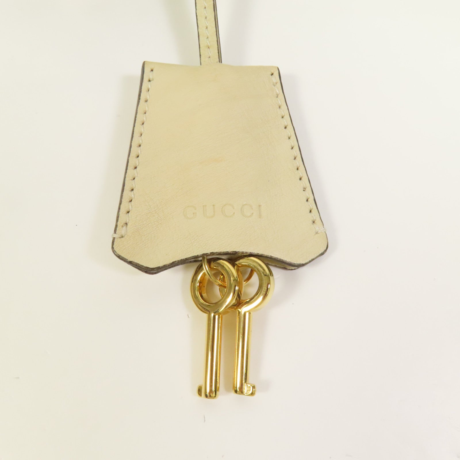 GUCCI 塗層帆布Padlock GG金扣肩背袋