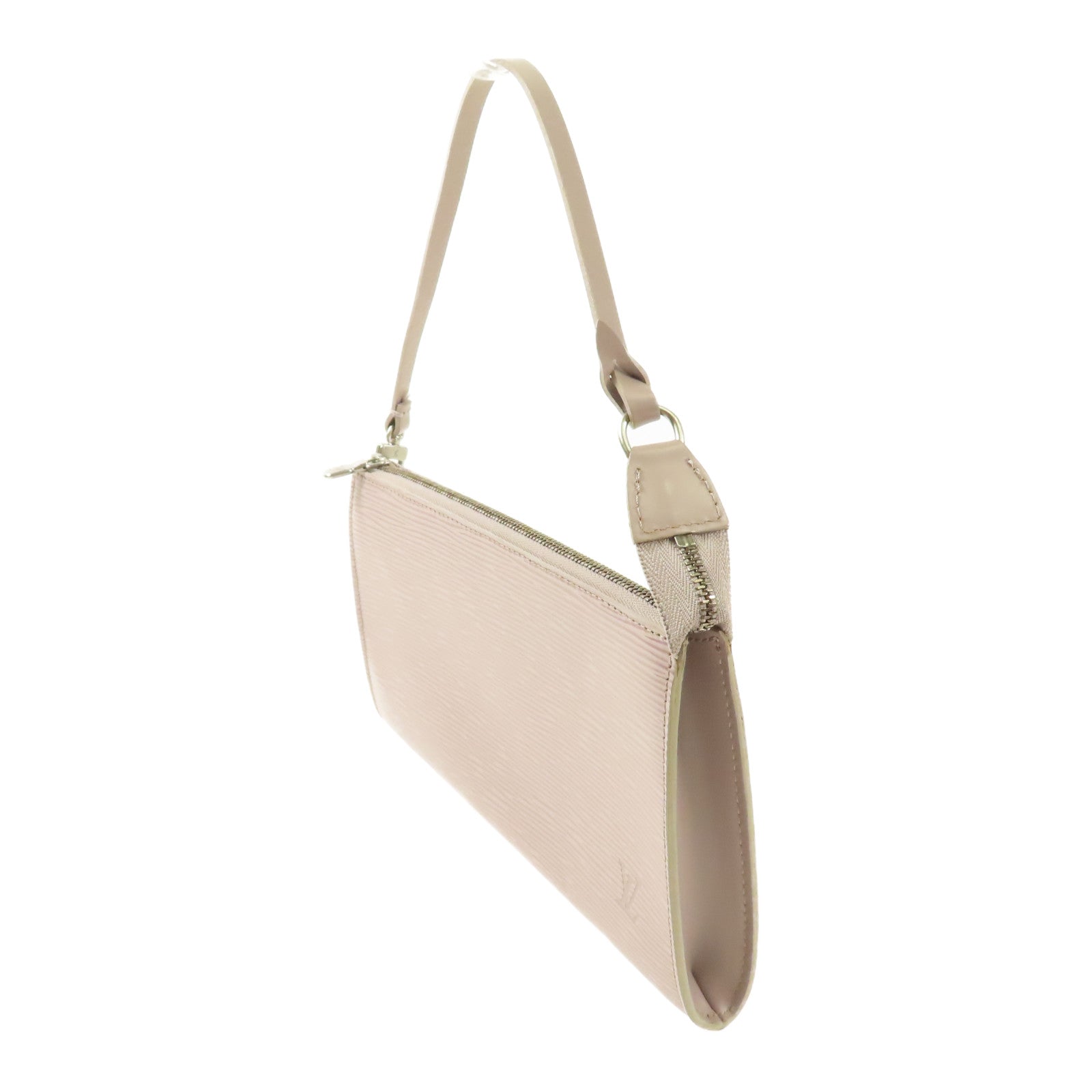 LOUIS VUITTON Epi Pochette銀扣手挽袋