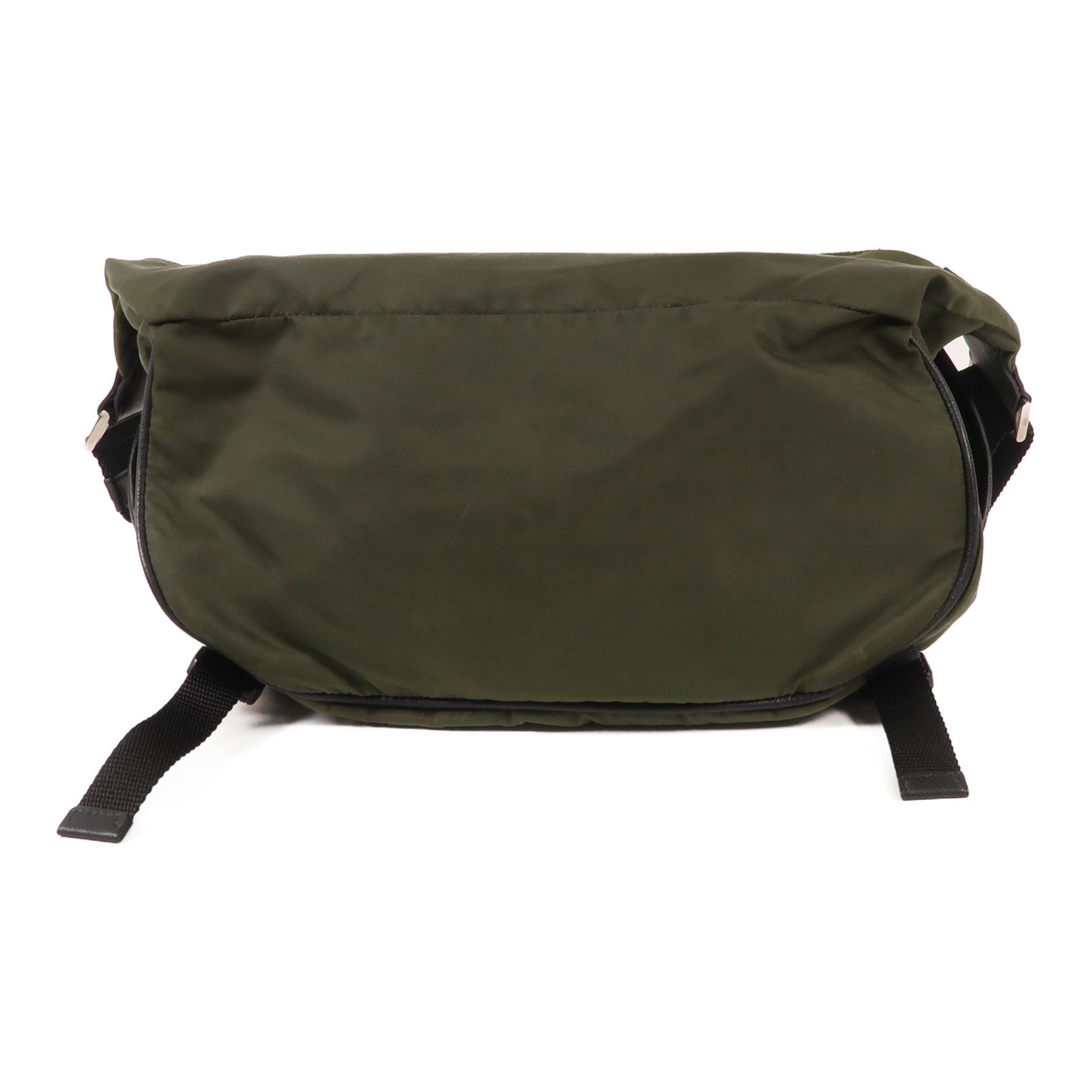 PRADA 帆布Waist Bag銀扣腰包